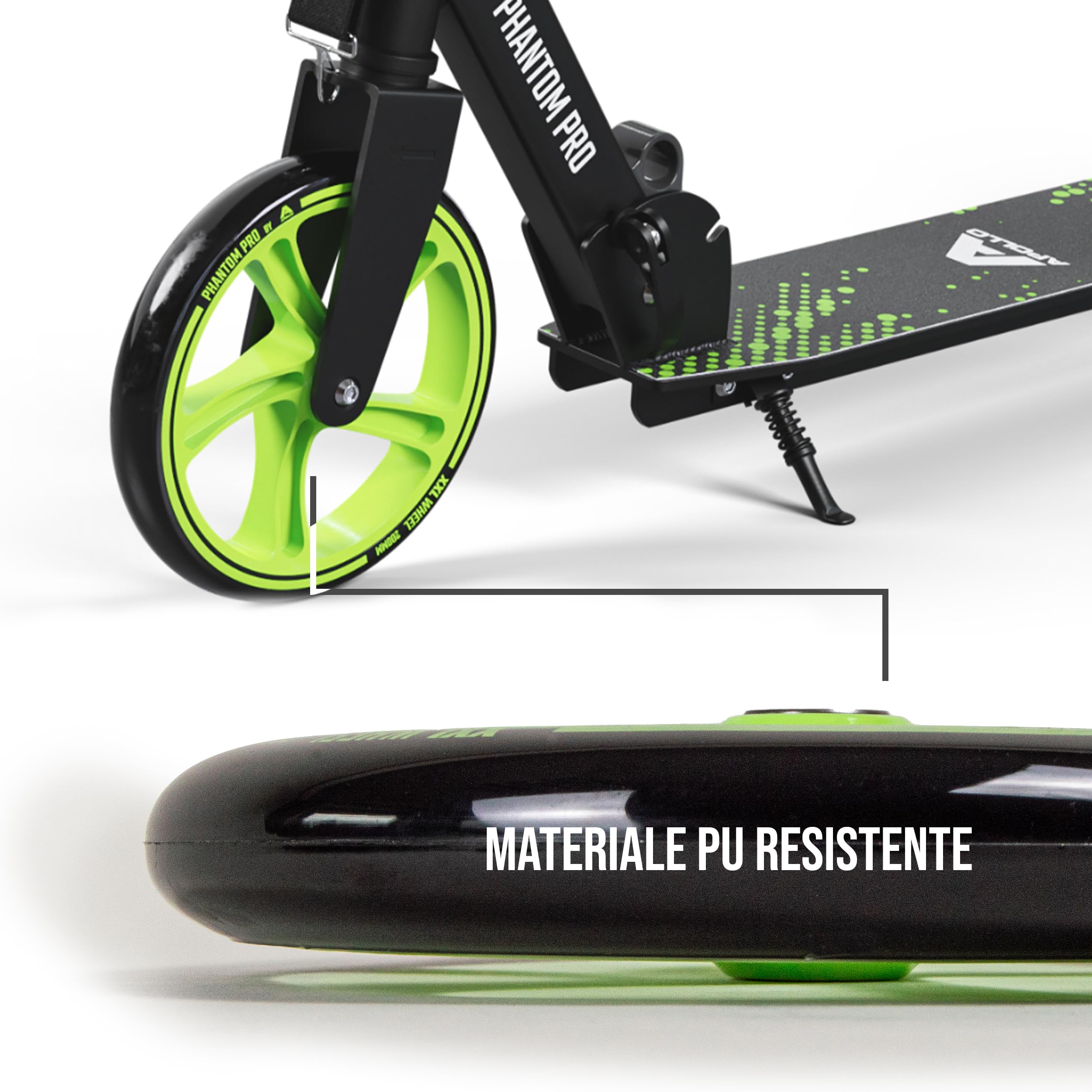 Set Di Ruote Di Ricambio Per Scooter Urbani Apollo Da 200 Mm - Pro Wheels Con Cuscinetti A Sfera ABEC 7, Ruote Di Ricambio Per Scooter Adatte Anche - 9