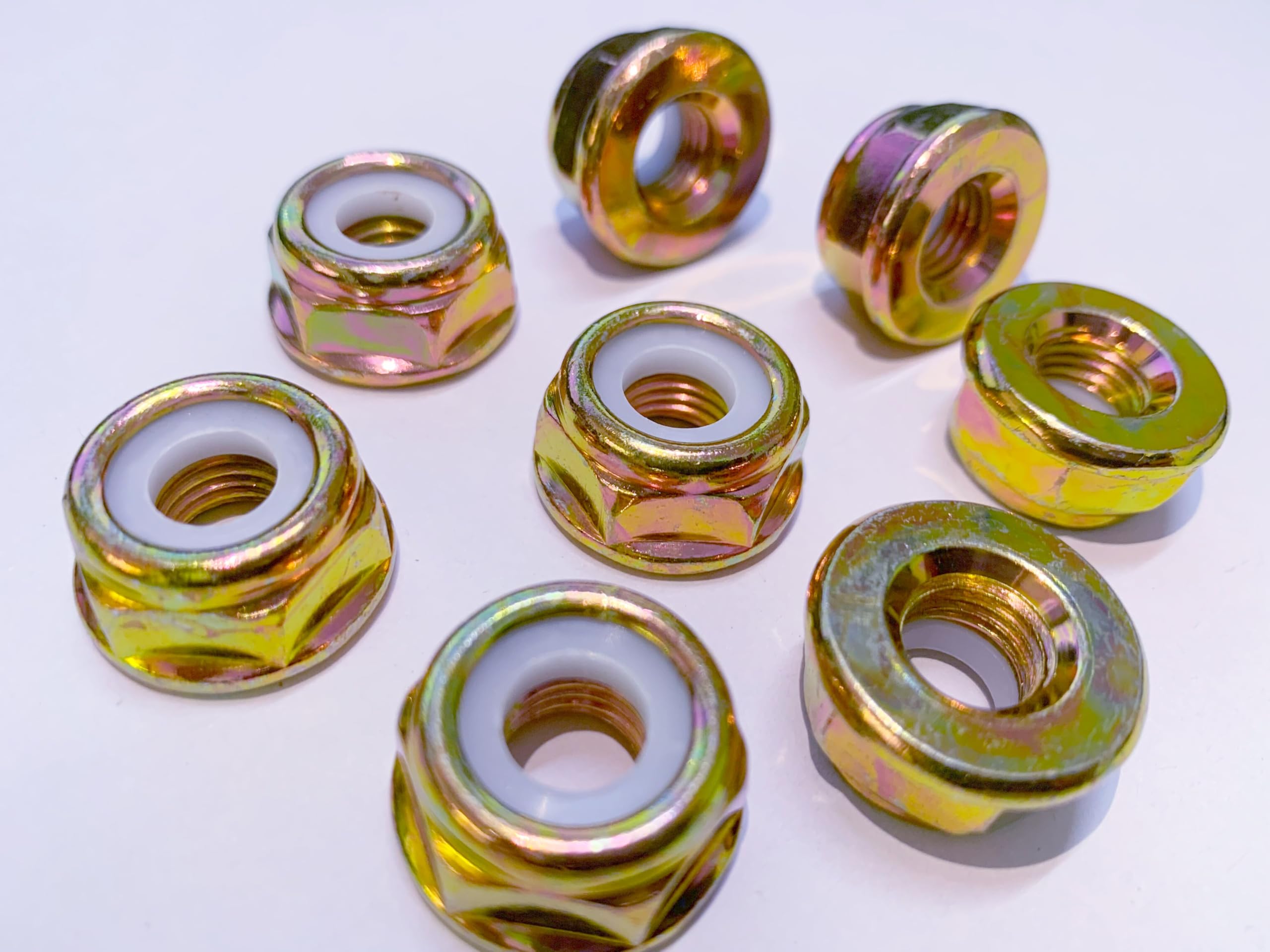 Left Hand Threaded Nut String Trimmer Replacement Parts,Universal Left Hand Thread Blade Nut M10 x 1.25 Replacement for String Trimmer Brush Cutter