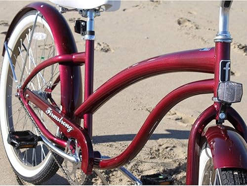 Miniatura 16 de Firmstrong Bicicleta de crucero de playa Bella Fashionista Borgoña