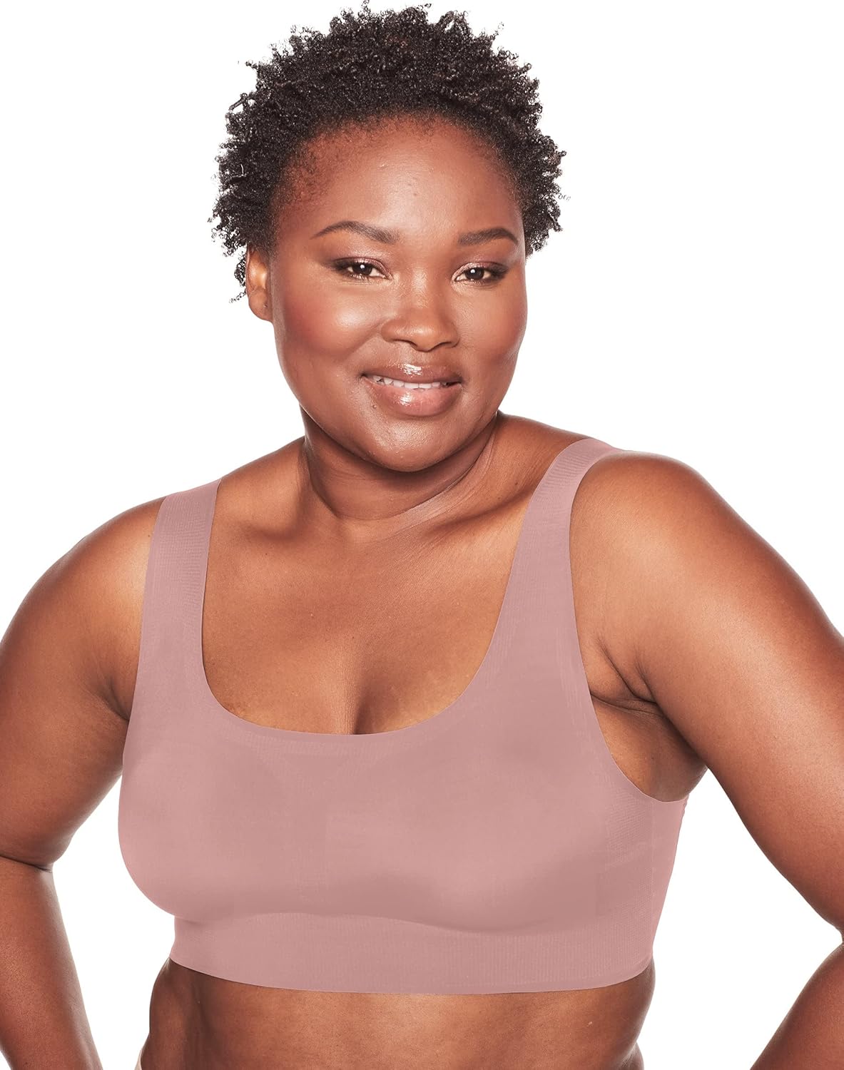 Bali Women's Comfort Revolution Wireless T-shirt Bra, Full-coverage Pullover Bra, Df3491