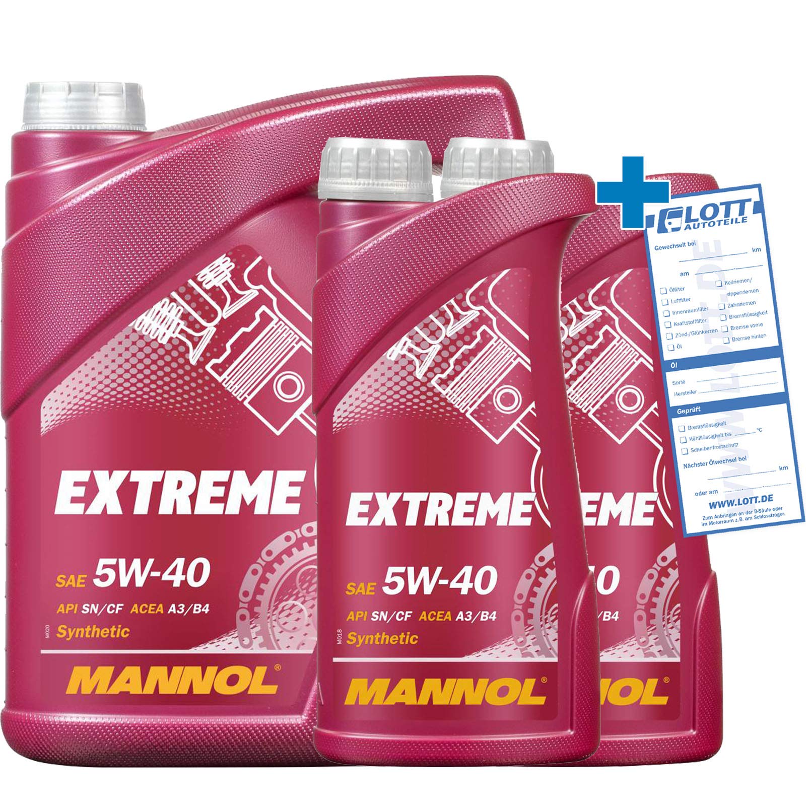 MANNOL Huile moteur Extreme 5W-40 5W40, 7 l