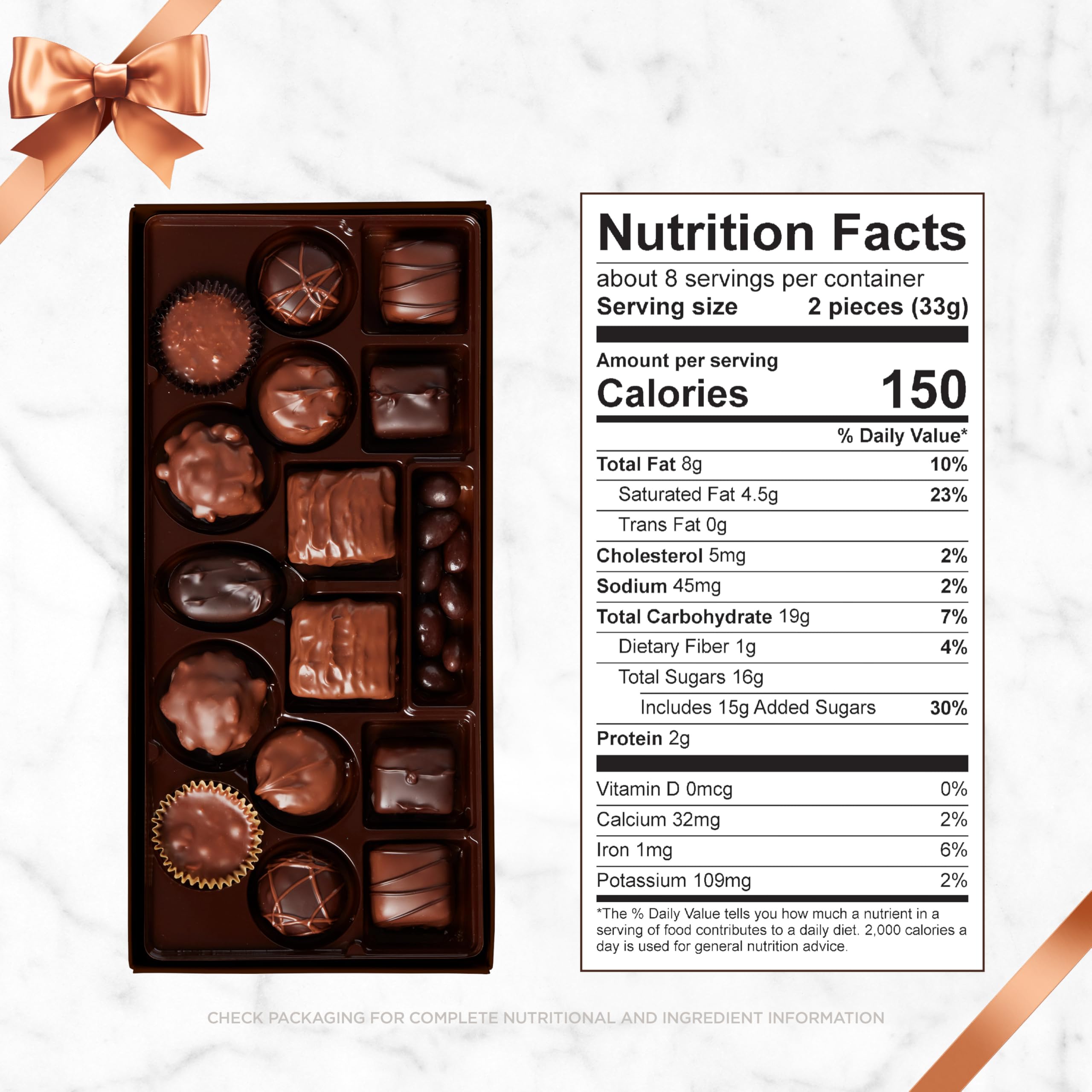 Russell Stover, Assorted Milk and Dark Chocolates, Chocolate Gift Box, 9.4 Ounce (17 Pieces)