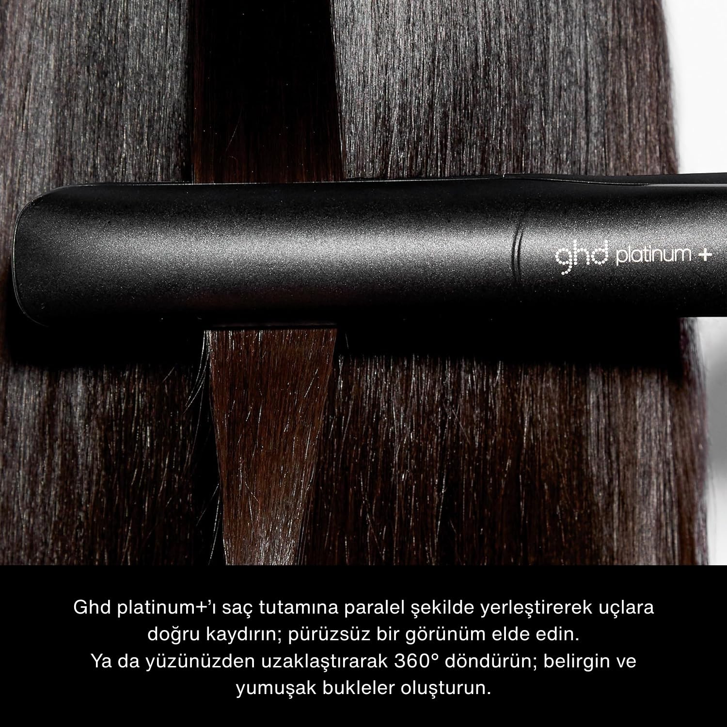 Ghd Platinum+ Saç Düzleştirici ve Profesyönel Şekillendirici, Siyah