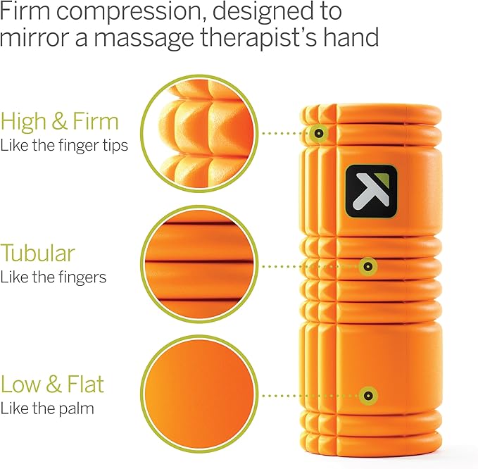 Foam Roller TRIGGERPOINT GRID 13 pulgadas Naranja miniatura 2