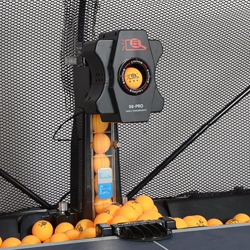Miniatura 2 de Robots Multi-rotatio de la bola de la máquina 50W de la bola de los robots de los tenis de mesa del ping pong S6-PRO