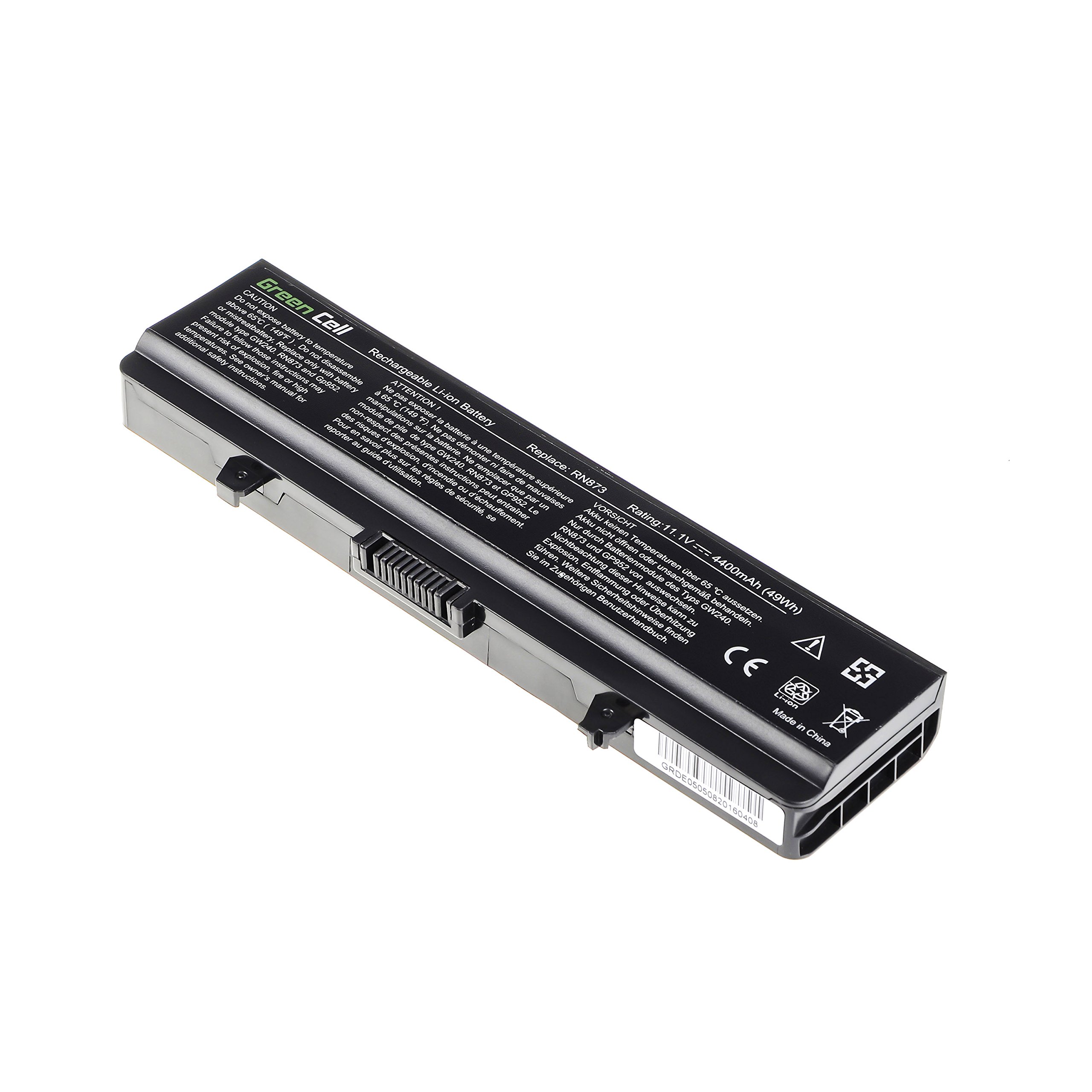 Green Cell® Standard Serie GW240 Batteria per Portatile Dell Inspiron 1525 1526 1545 1546 (6 Pile 4400mAh 11.1V Nero)