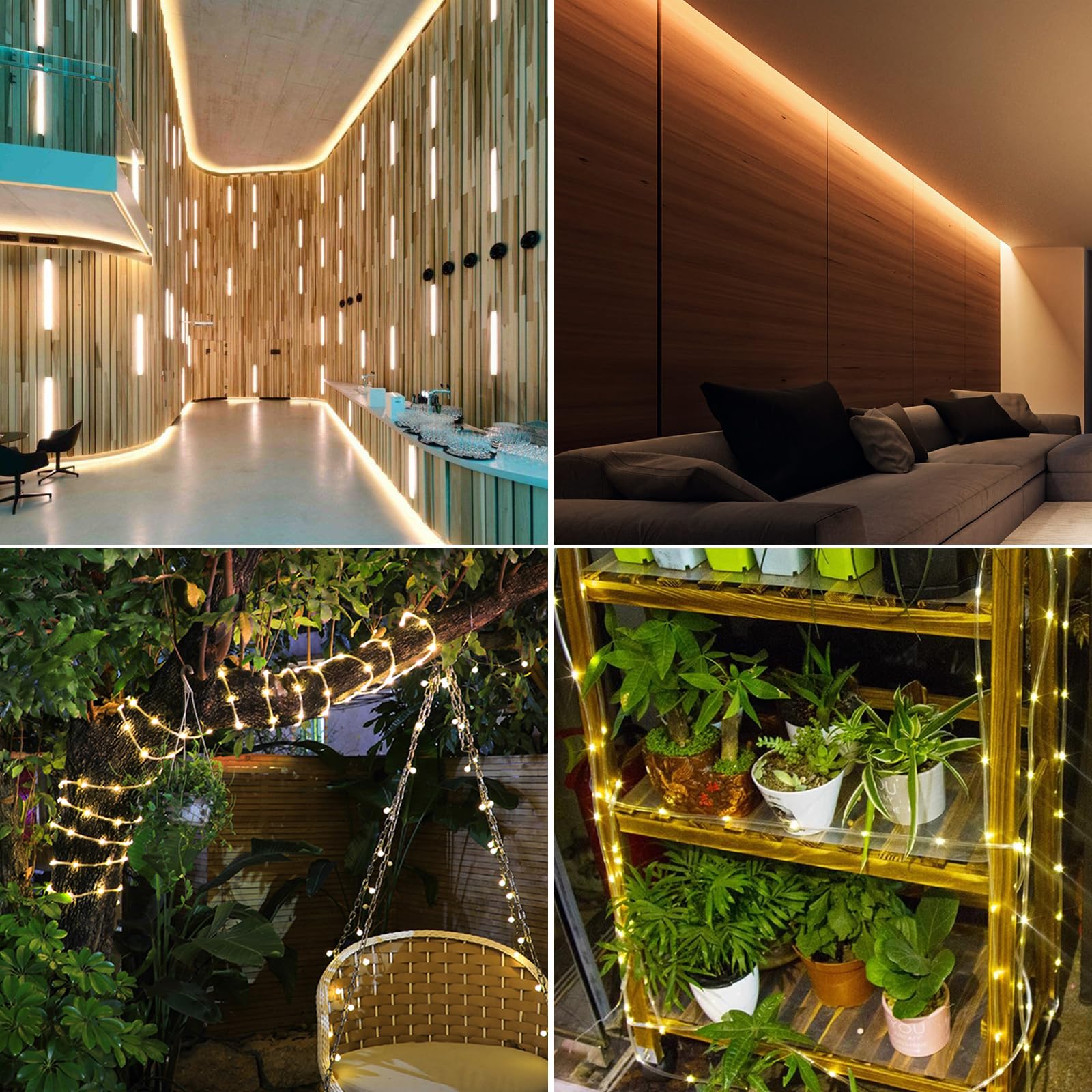Confezione da 2 luci solari per esterni, 8 modalità e timer, tubo trasparente ogni 10 m, 100 luci LED per giardino, cortile, portico, albero, piscina, patio, decorazione natalizia per la casa