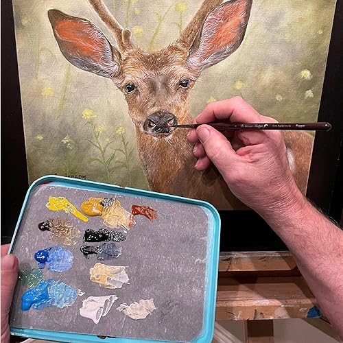 Miniatura 9 de WetNDri - Paleta de pintura acrílica. Warhammer 40k Starter Set Paleta para miniaturas. Paleta de pintura, kit de pintura en miniatura, papel de 100