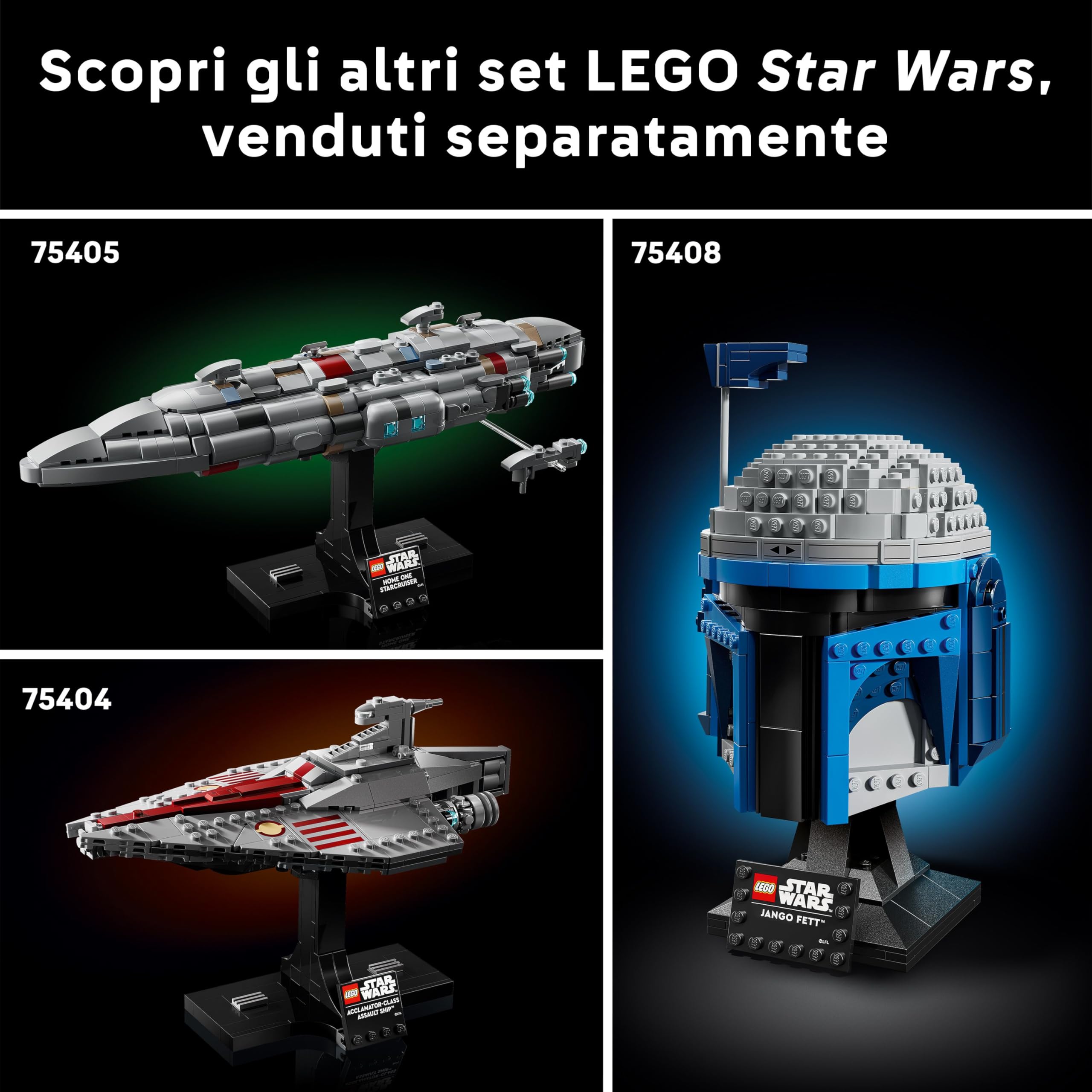 LEGO Star Wars 75407 Logo Star Wars in Mattoncini - Set di Costruzioni per Adulti Fai-da-Te - Kit di Modellismo da Collezione dalla Cultura Pop - Gadget da Esposizione per Casa o Ufficio - Idea Regalo