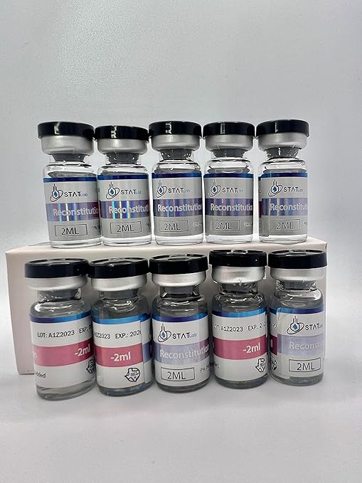 STAT Lab Reconstitution Solution Glass Bottle .9 2ML Capacity Pack
