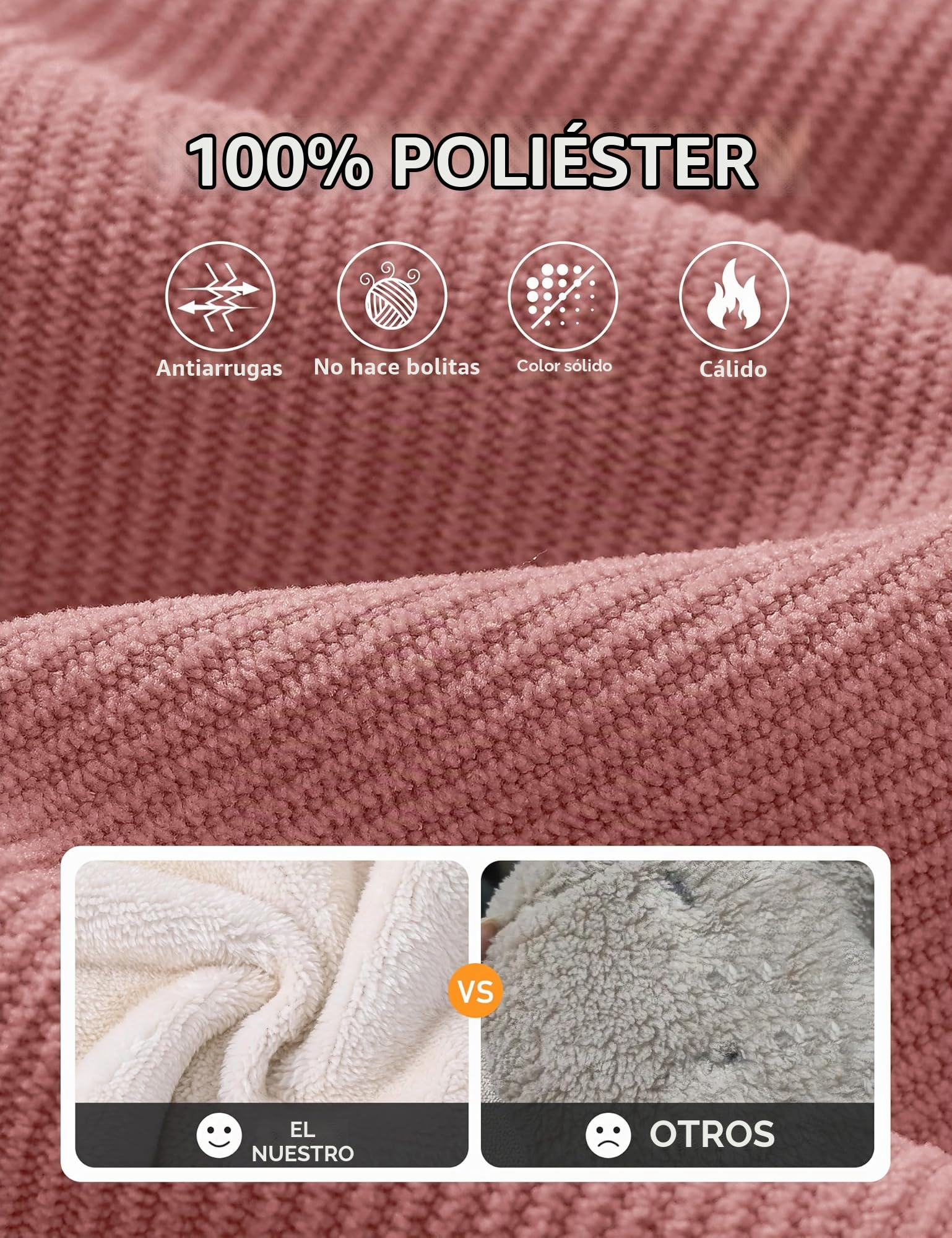 MoFiz Chaquetas de Forro Polar Mujer Invierno Chaqueta de Pana con Botones Cálido Abrigo de Informal de Moda y 4 Bolsillos