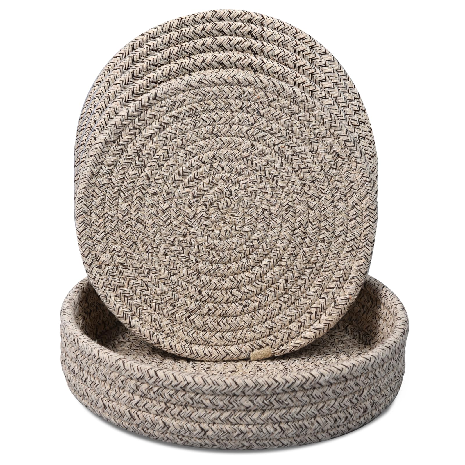 Vakelin 8 Inch Trivets for Hot Dishes, Hot Pots and Pans, Pot Holders for Kitchen, 5 Pcs Thick Heat Resistant Hot Pads for Kithchen, Countertop Hot