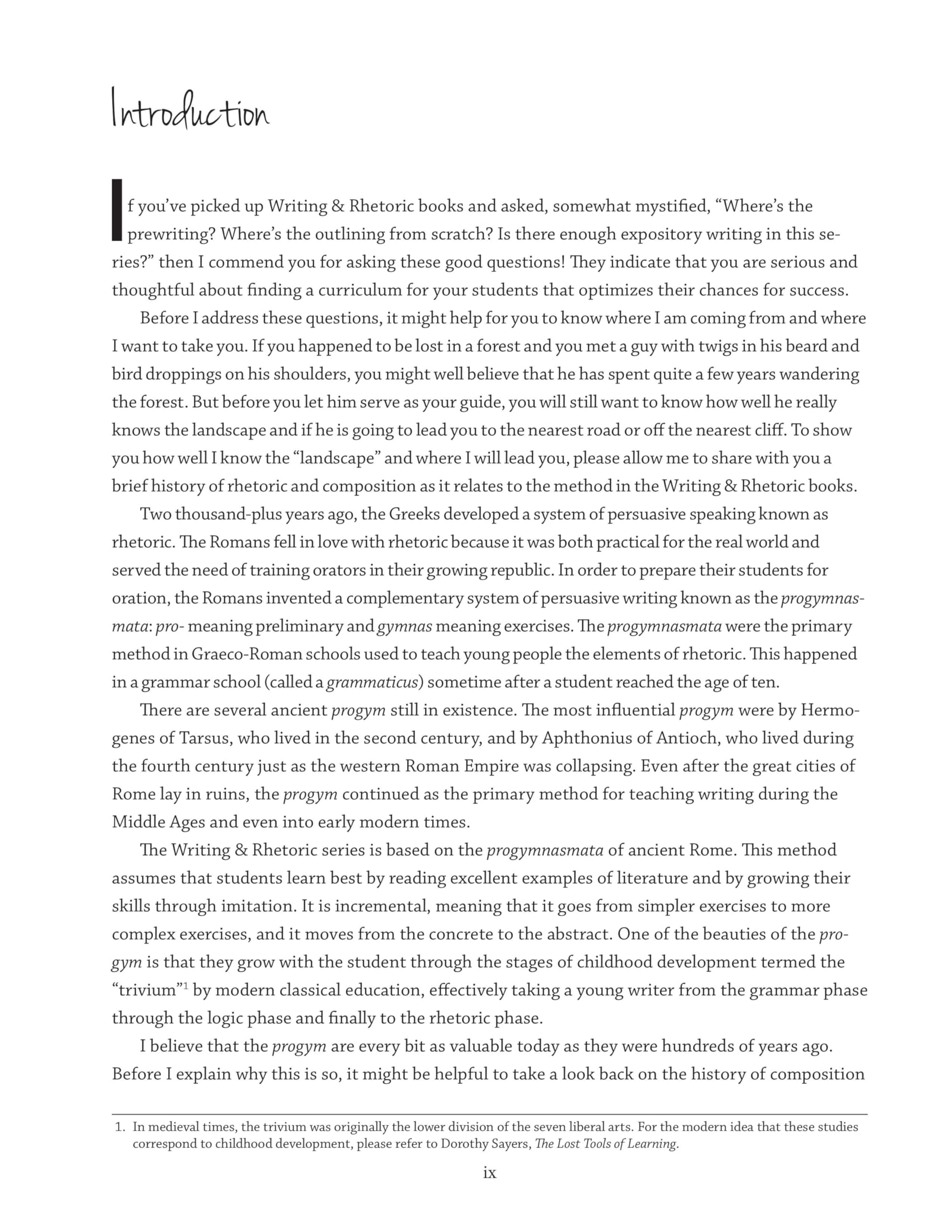 Writing & Rhetoric: Commonplace