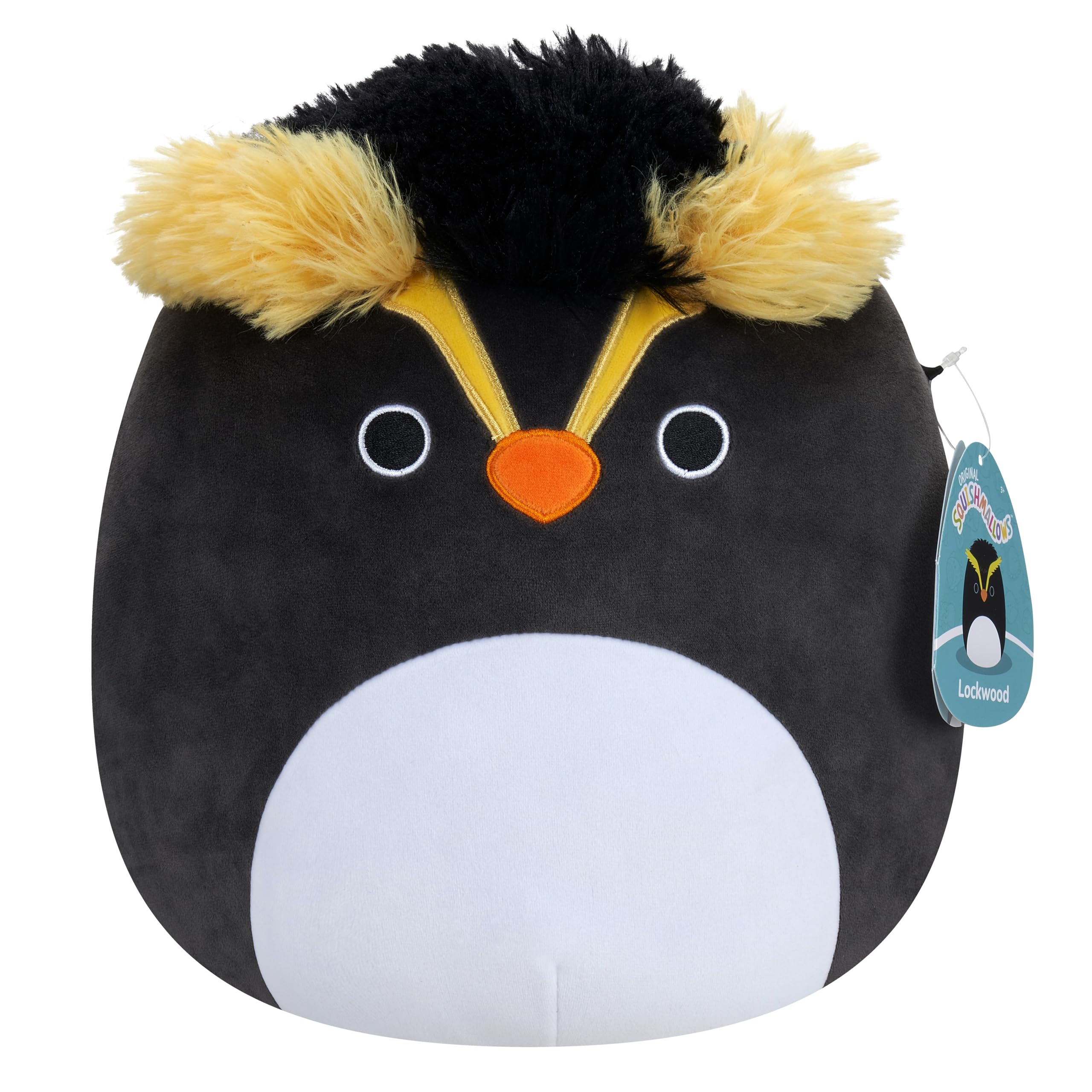 Squishmallows Original 11in Lockwood The Rockhopper Penguin – Official Jazwares Plush (Medium-Sized)