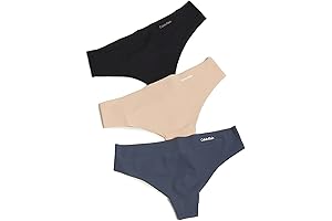 Women's Invisibles Seamless Thong Panties, 3 Pack