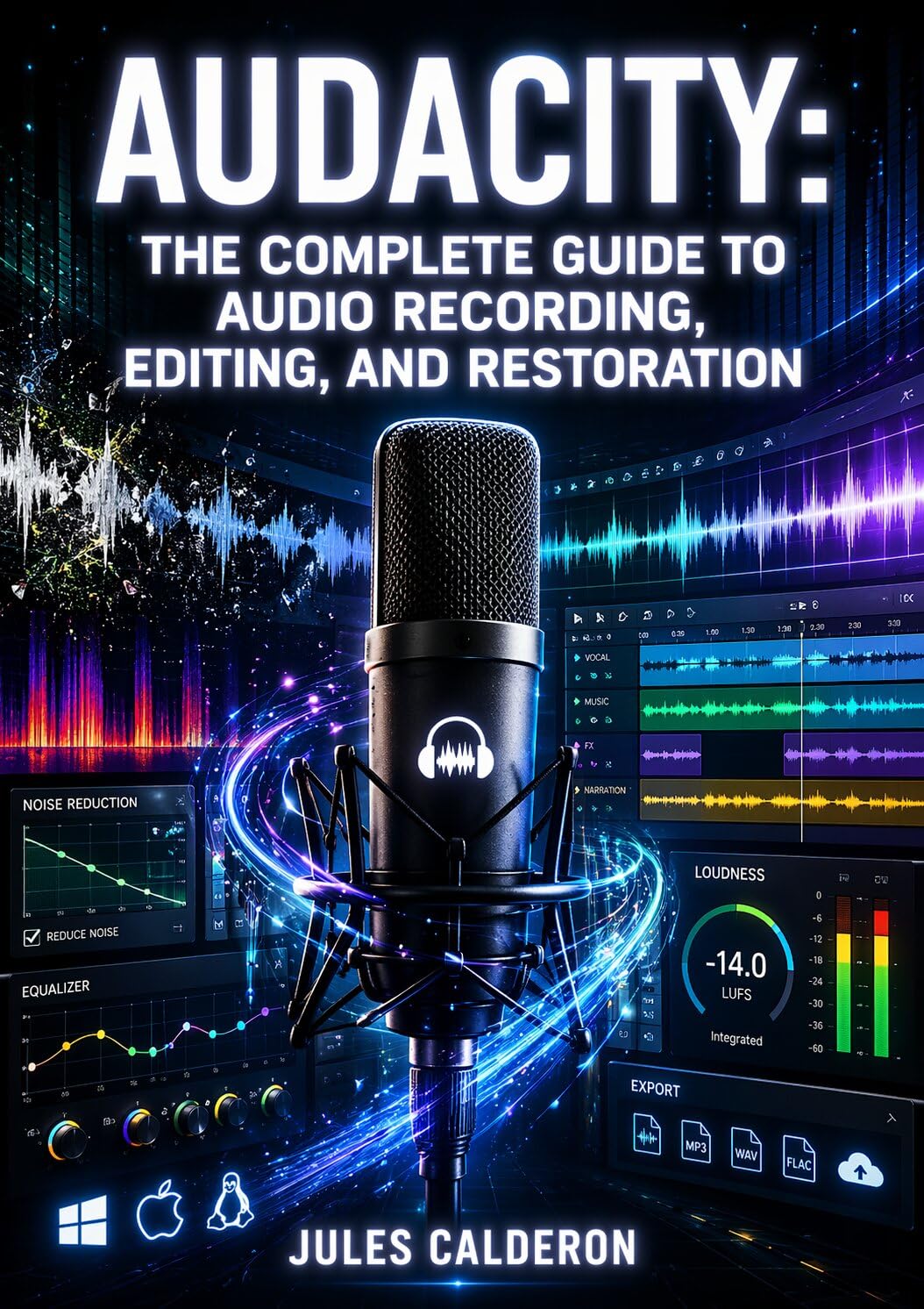 Guide Audacity multitrack recording noise reduction effects book