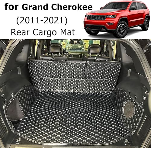 Miniatura 4 de Tapete para maletero y respaldo trasero para Jeep Grand Cherokee 2011-2021, forro de carga antideslizante para todo tipo de clima