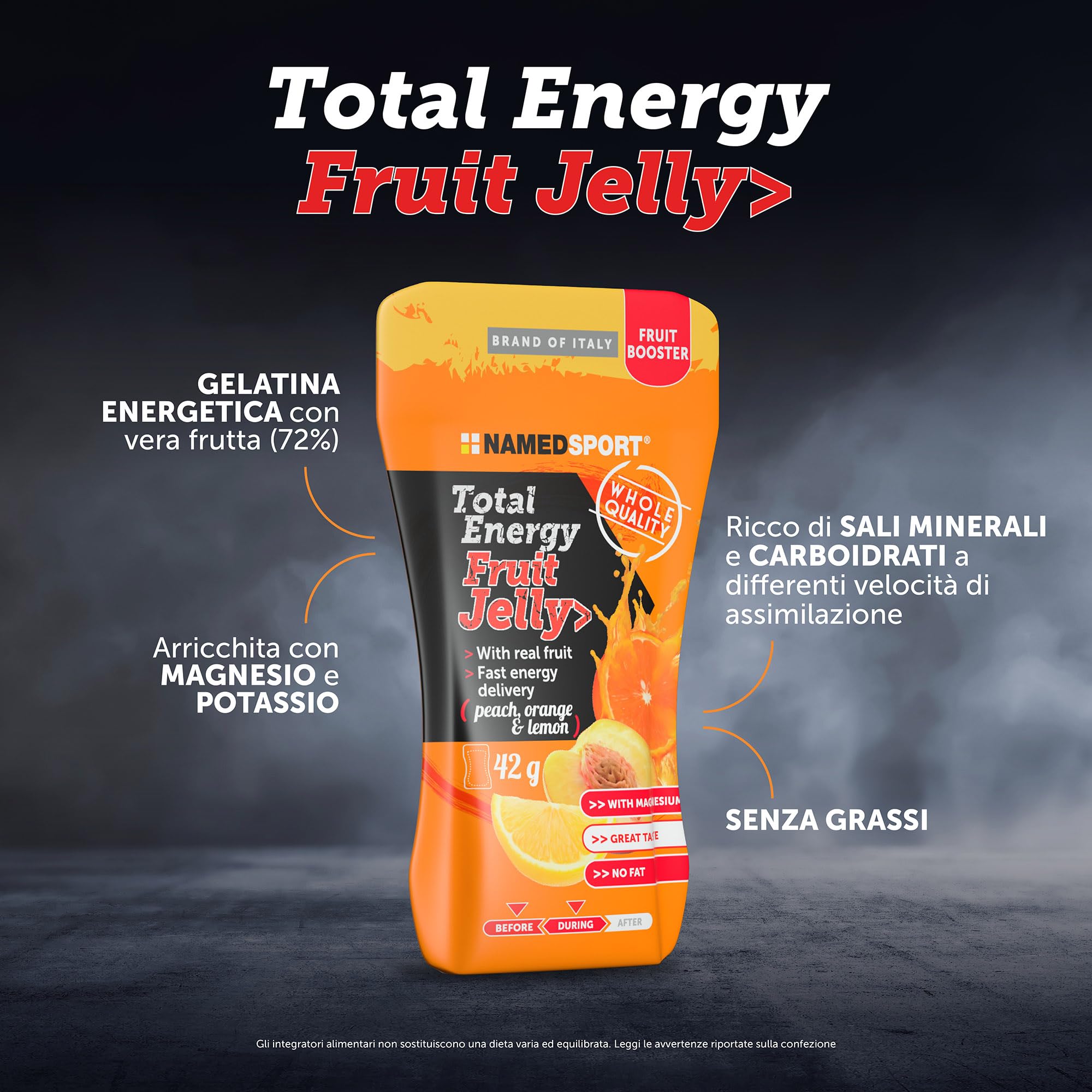 Total Energy Fruit Jelly Peach Orange & Lemon