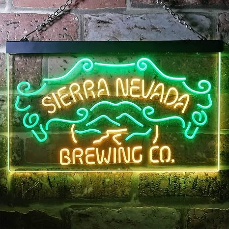 Amazon Com Zusme Sierra Nevada Cartel De Neon Con Luz Led Home Kitchen