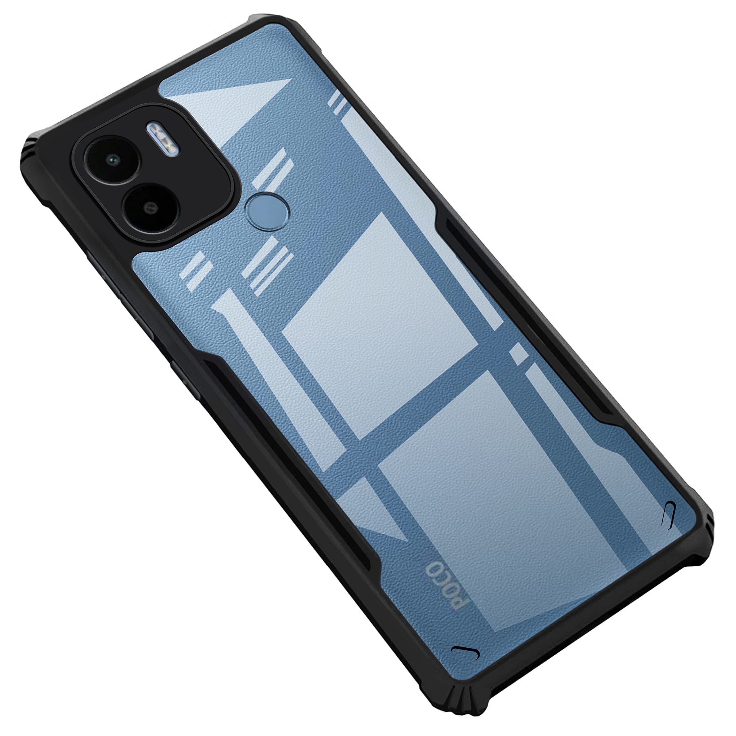 Amazon Brand - Solimo Back Case Cover for Mi Redmi A1 Plus, C50, Poco C51 (Polycarbonate_Black) (B0C6H2SMVP) Amazon Price History, Amazon Price Tracker