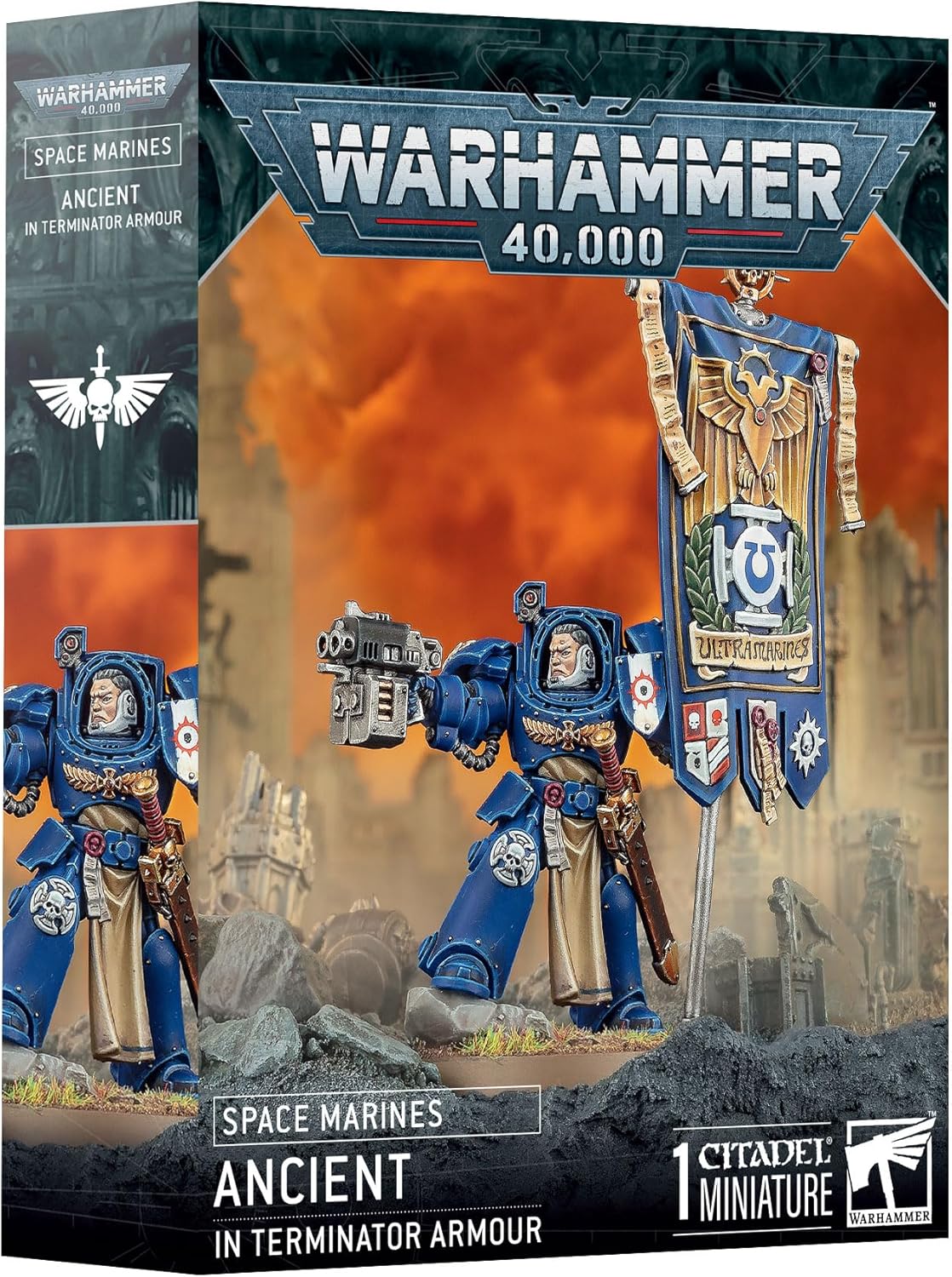Games Workshop - Warhammer 40K - Space Marines - Ancient in Terminator Armour
