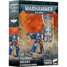 Games Workshop - Warhammer 40000 - Space Marines Ancient in Terminator Armour