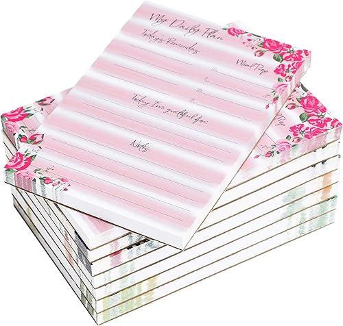 Miniatura 5 de Notas adhesivas para calendario mensual, semanal y diario en estampado floral (paquete de 8)