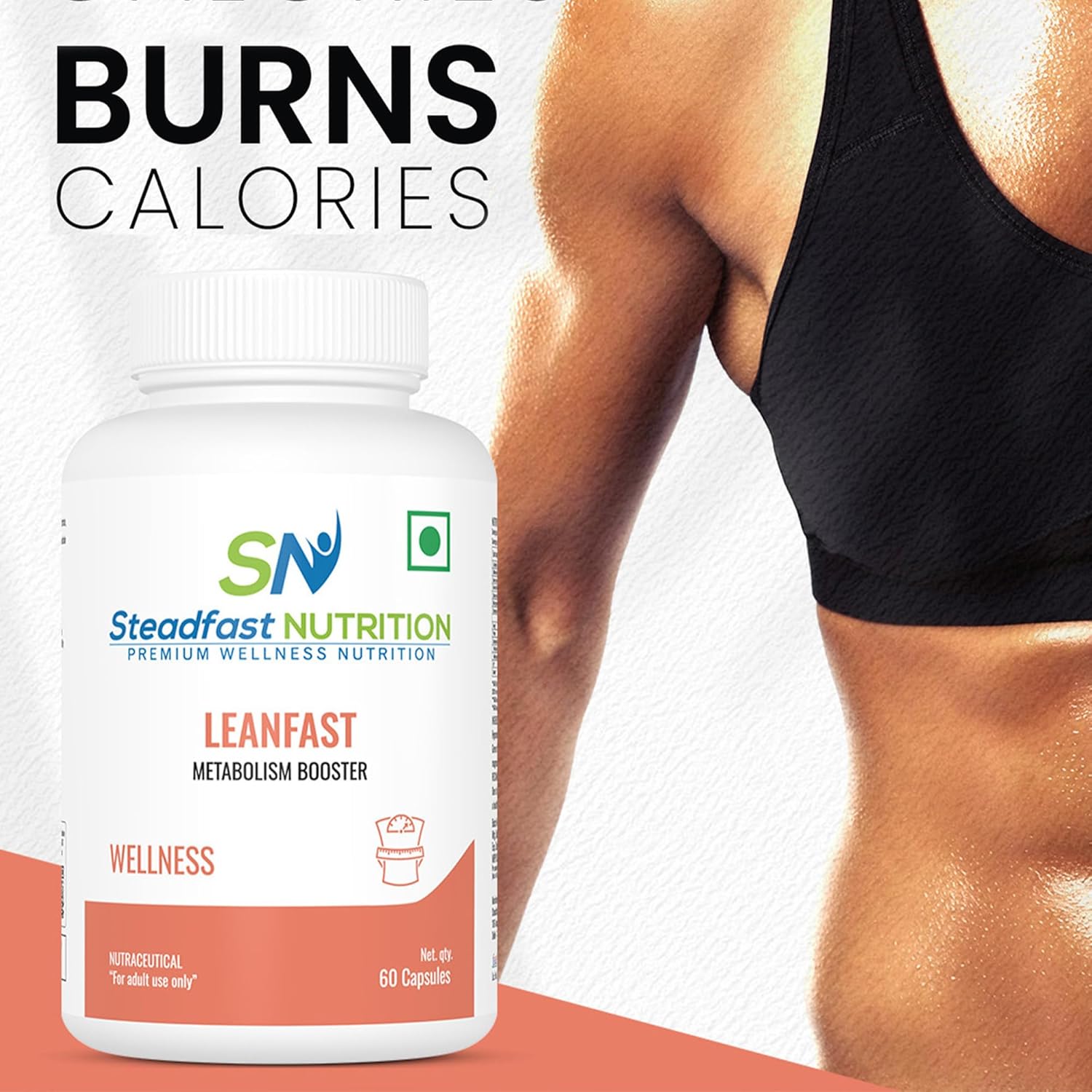 Stable nutrition | Leanfast | Fat burner for men and women. Weight loss supplements for rapid results | Stomach Fat Burner | Helps in weight loss. 60 Vegetarian Metabolism Booster Capsules Stable nutrition | Leanfast | Fat burner for men and women. Weight loss supplements for rapid results | Stomach Fat Burner | Helps in weight loss. 60 Vegetarian Metabolism Booster Capsules