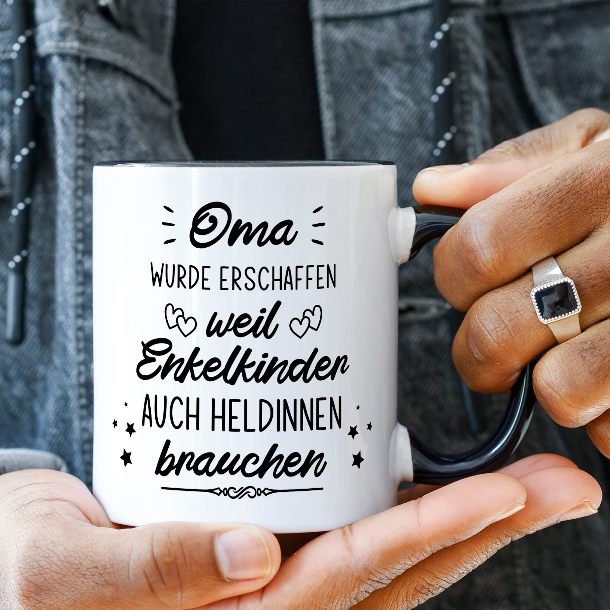Tazza regalo per nonno, con scritta in lingua tedesca Ich bin kein Pentner – Ich bin Vollzeit Non, idea regalo per pensionamento, pensionatore, tazza da caffè con scritta in lingua tedesca