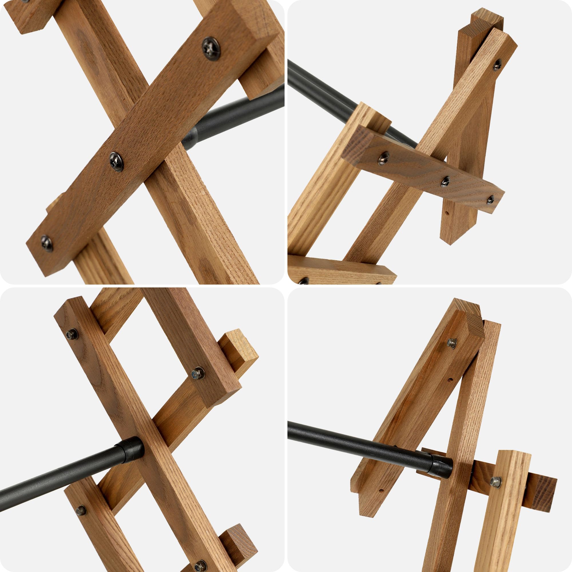 KADAX Tendedero Plegable de Pie Extensible, Acordeón (Pared de 63,5 x 85 cm)