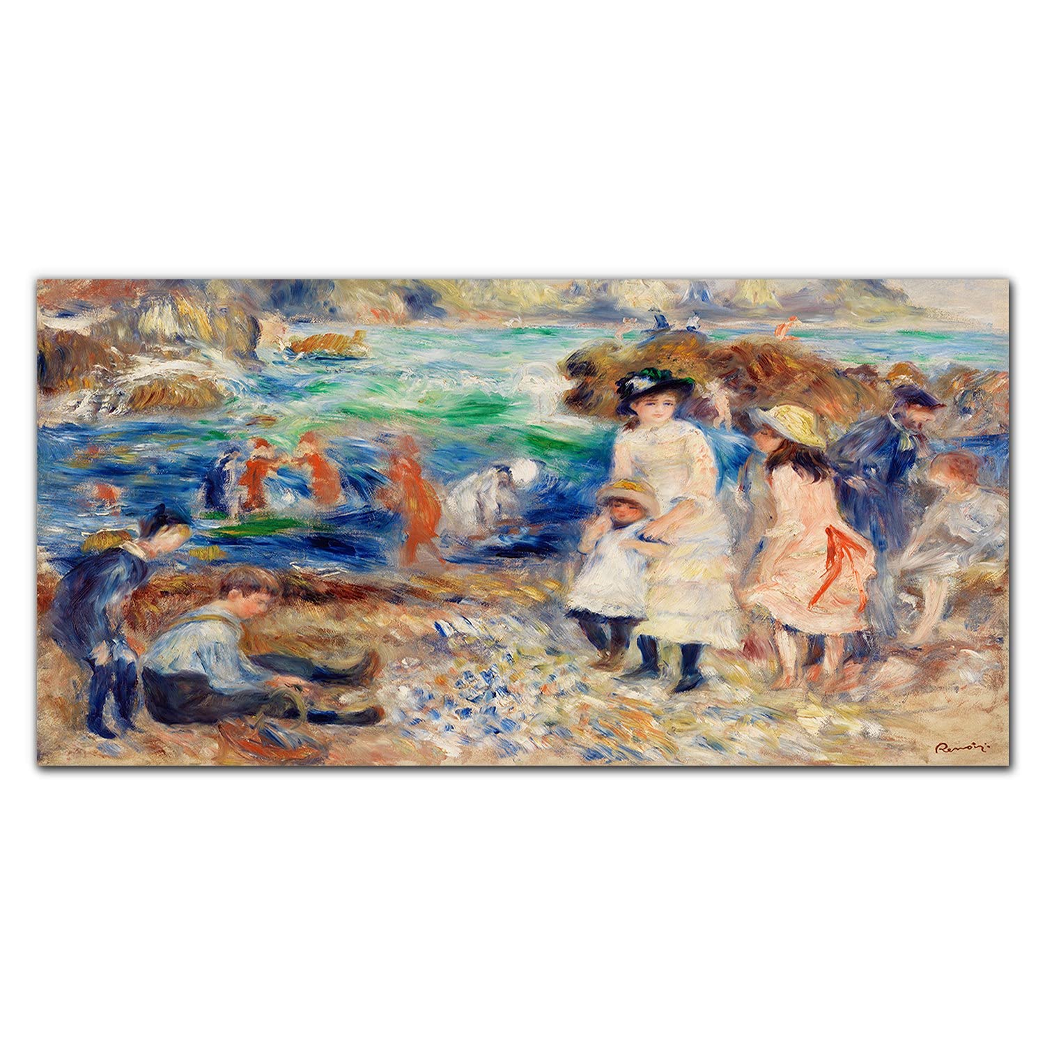 Crédence de cuisine adhésive 100x50cm en verre trempé Les Gens de la côte