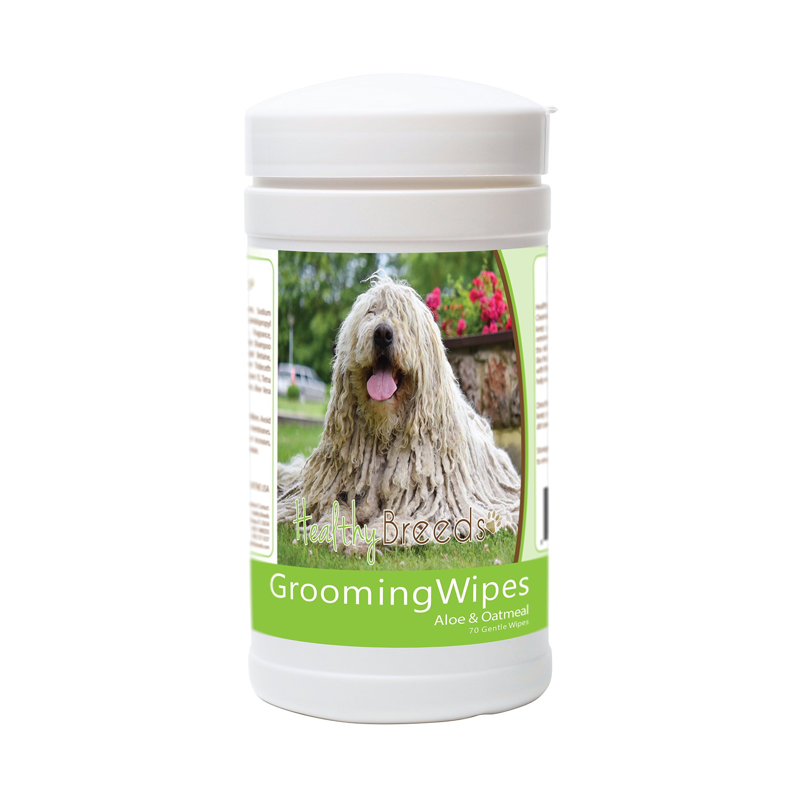 Healthy Breeds Komondorok Grooming Wipes 70 Count