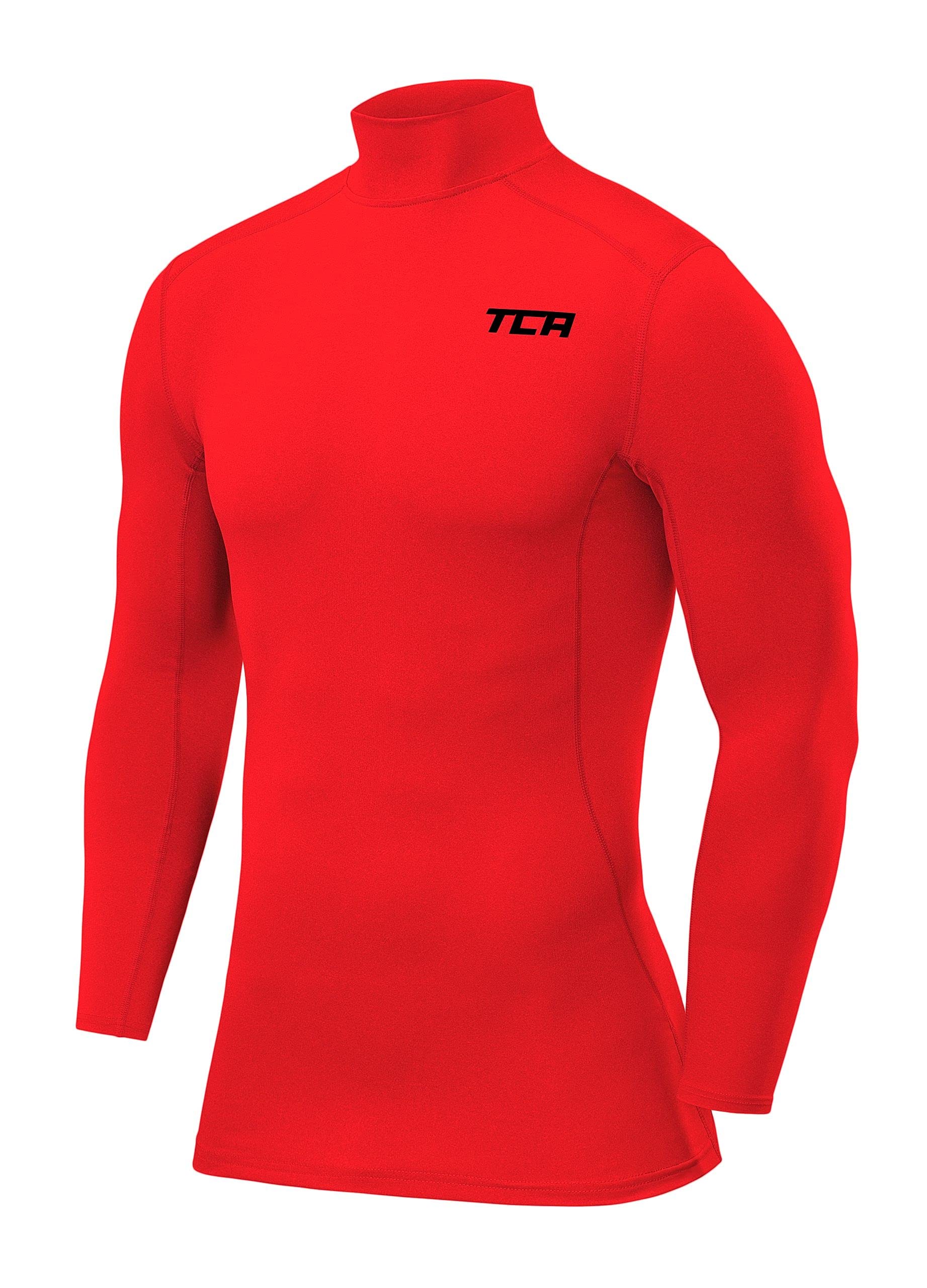TCA PRO Performance Bambino Maglia Collo Alto a Maniche Lunghe
