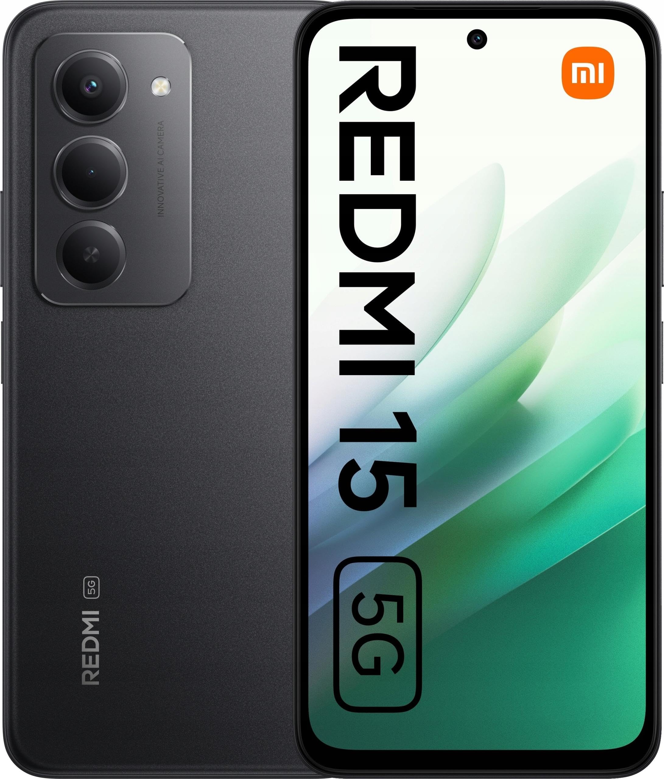 XIAOMI Redmi 15 5G Dual Sim 8GB RAM 256GB - Midnight Black
