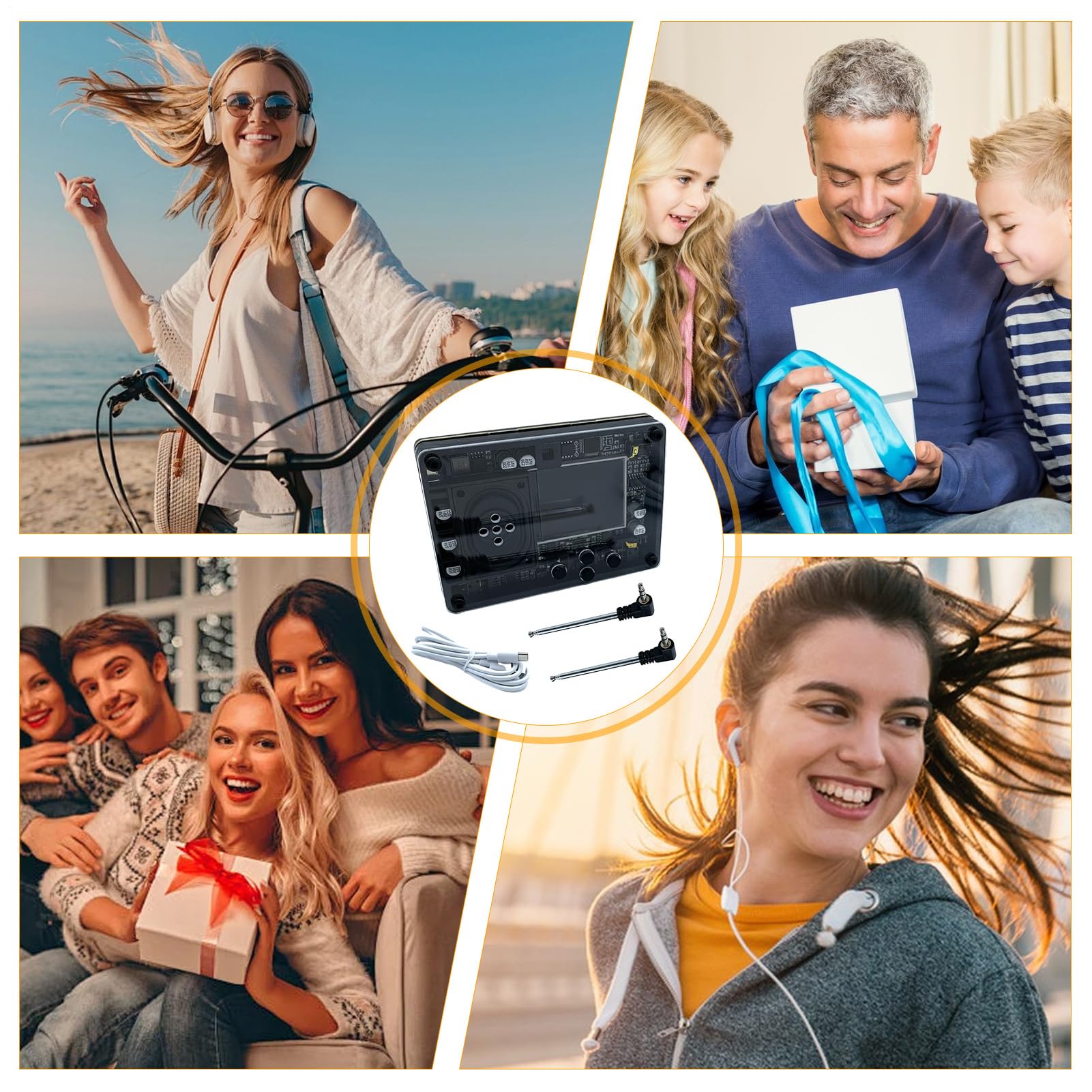 Theremin - Strumento musicale con schermo OLED, dispositivo creativo | elettronico, tastiera multi suono retrò, strumento musicale portatile con design innovativo, accessorio da viaggio per
