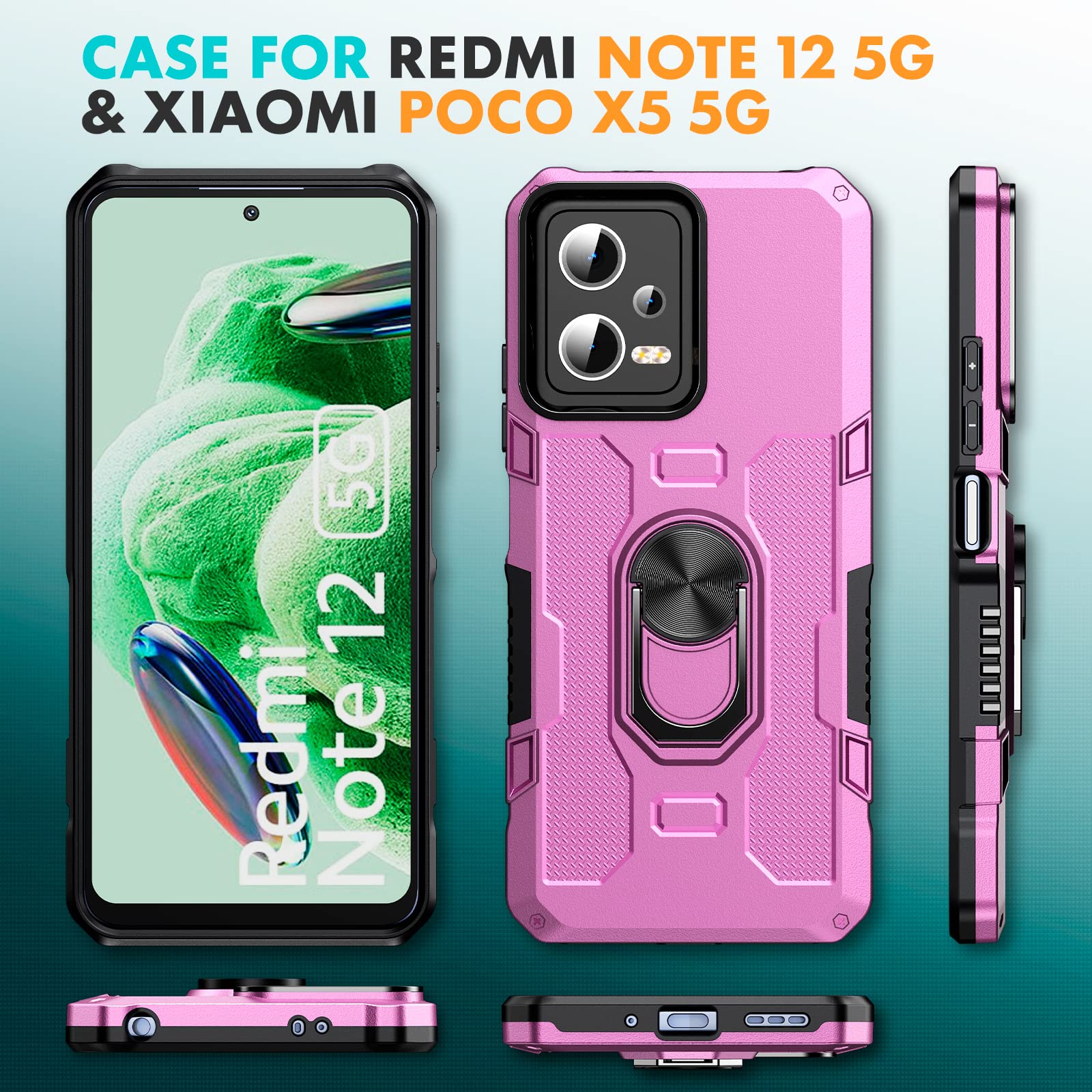 Cover Redmi Note 12 5g Vavies Custodia Per Redmi Note 12 Case, Poco X5