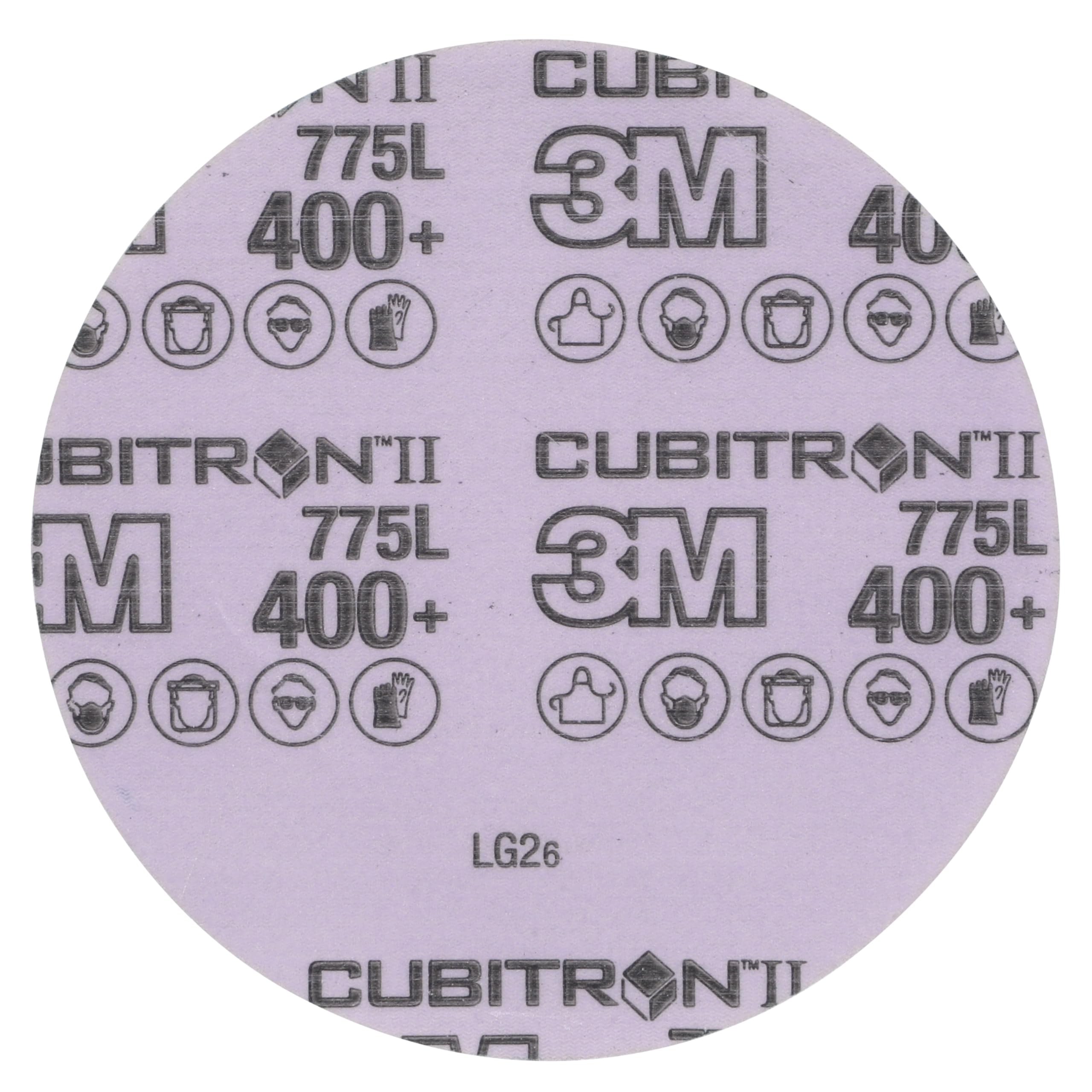3M Cubitron II Hookit Disco de Film 775L, 125 mm, 400+ | Sin Agujeros 50 discos/caja