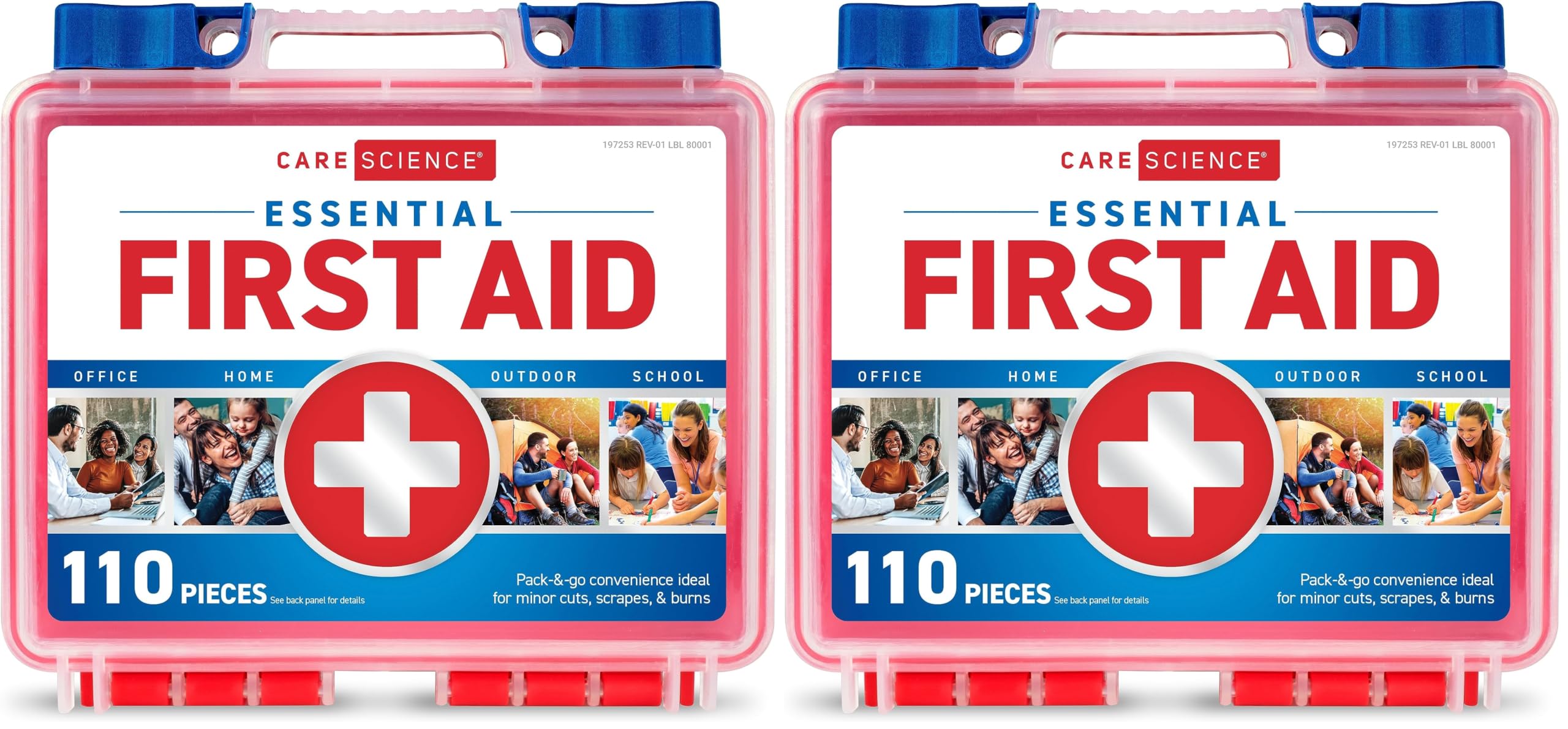 Care Science First Aid Kit, 110 Pieces | Professional Use for Travel, Work, School, Home, Car, Emergency, Survival, Camping, Hiking, and More — Amazon image 9