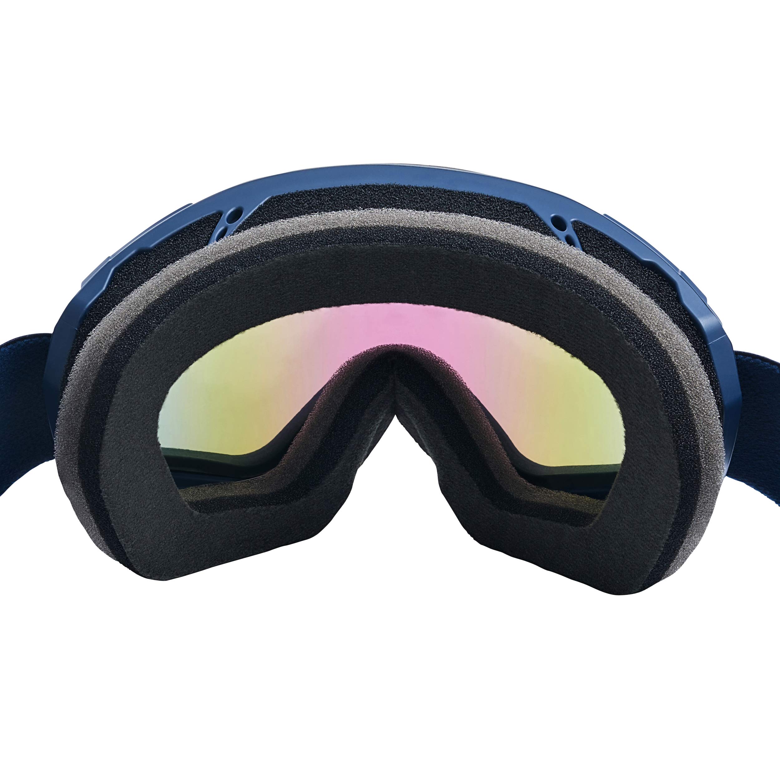 Black Crevice Skibrille Schladming I Ski-Brille in verschiedenen Farben I Skibrille Herren & Damen mit bruchfester Doppelscheibe I Anti-Fog-Beschichtung & UV 400 Schutz I größenverstellbar