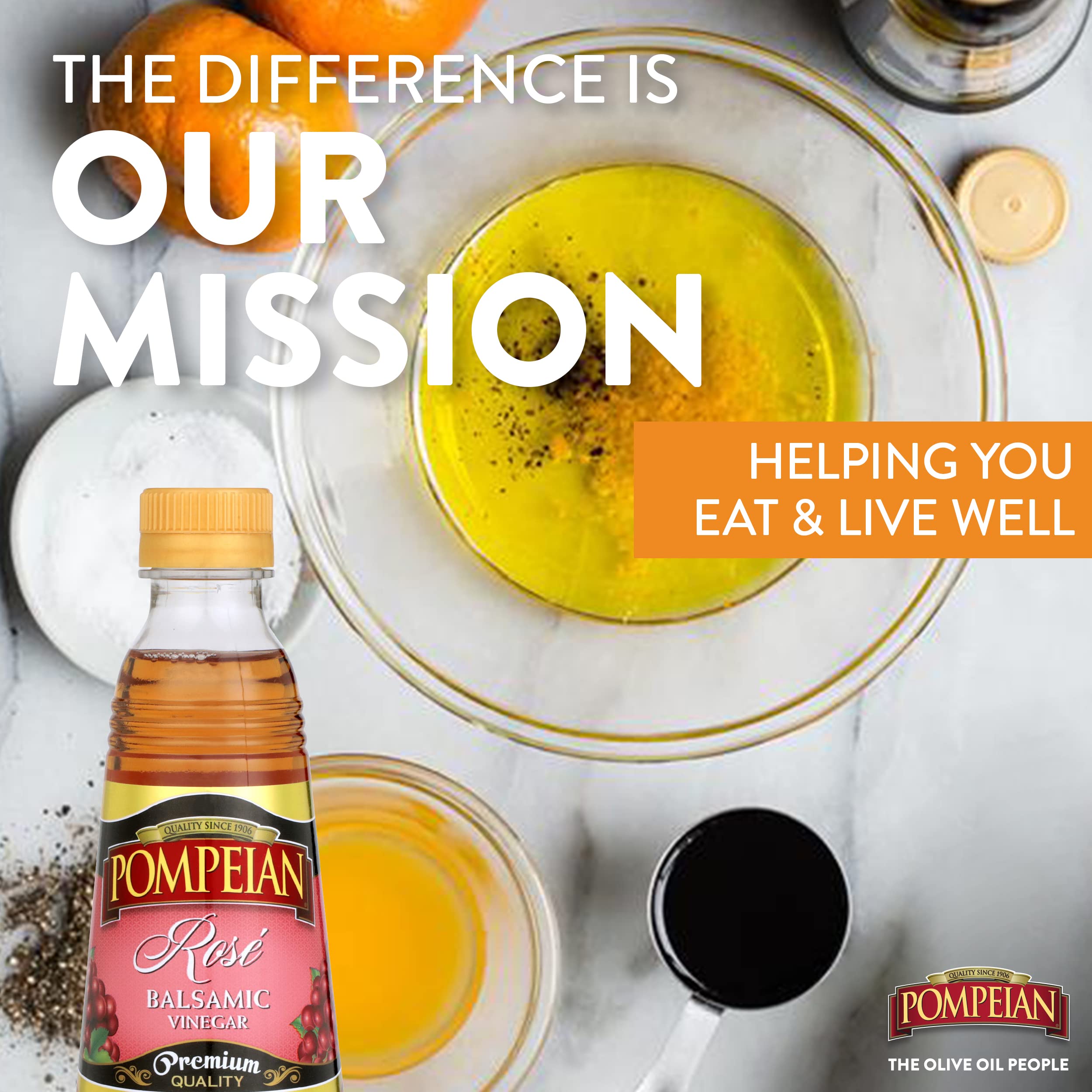 Gourmet Balsamic Rosé Vinegar, Perfect For Salad