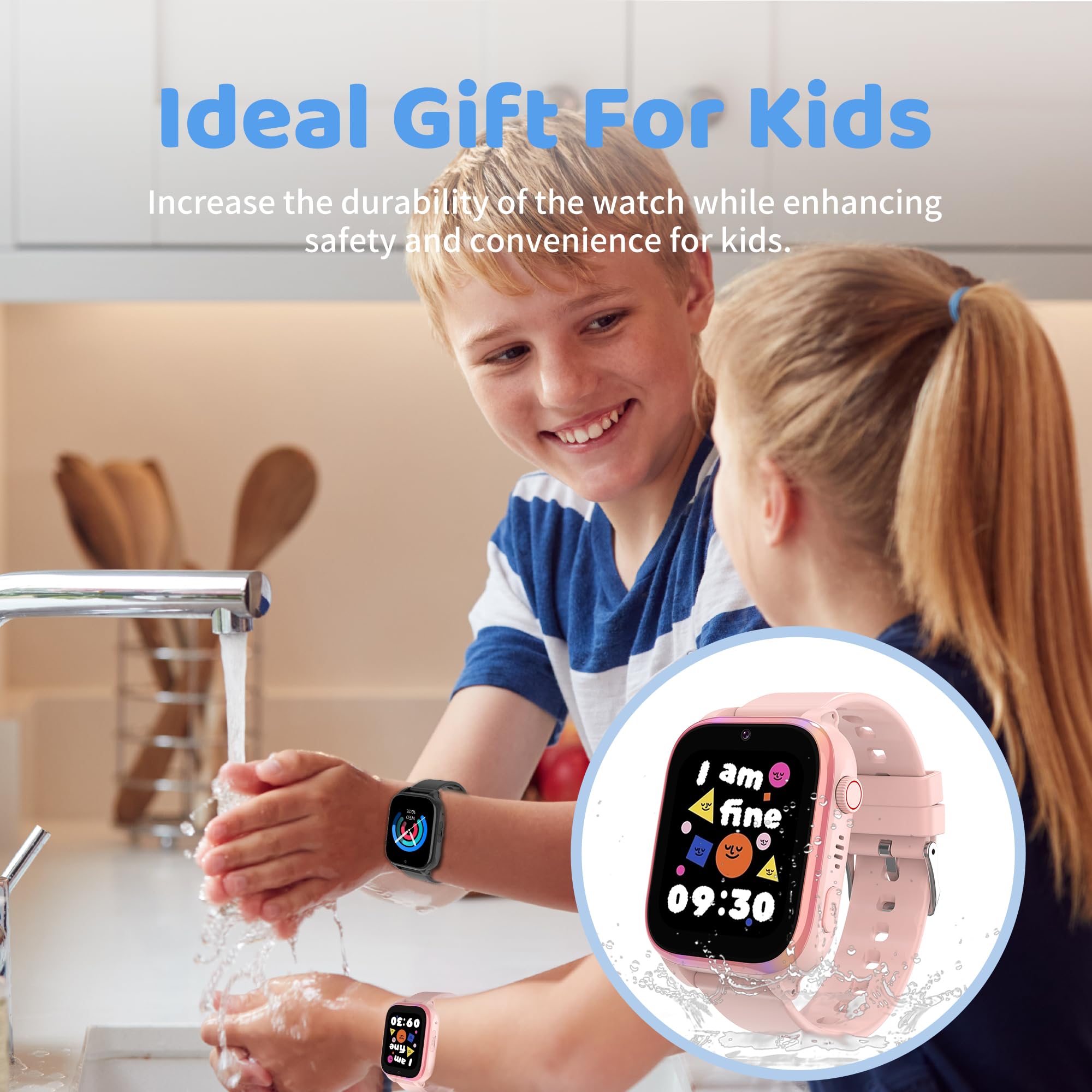 4G Smartwatch Niño con Localización en Tiempo Real y Modo Escolar WiFi