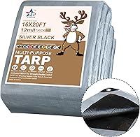 Vista 20 de STARPYNG -Lona de polietileno resistente, impermeable, resistente a los rayos UV, resistente a la intemperie, para automóviles, barcos, patios