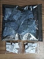 Vista 1 de Clips de montaje para luces permanentes al aire libre, tira de luces LED con cinta adhesiva + tornillos, soportes de montaje ideales para tiras