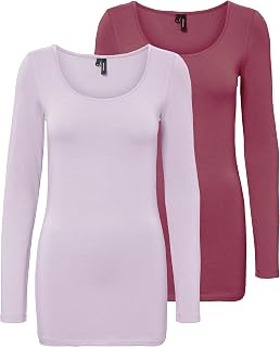 Manga Larga (Pack de 2) para Mujer