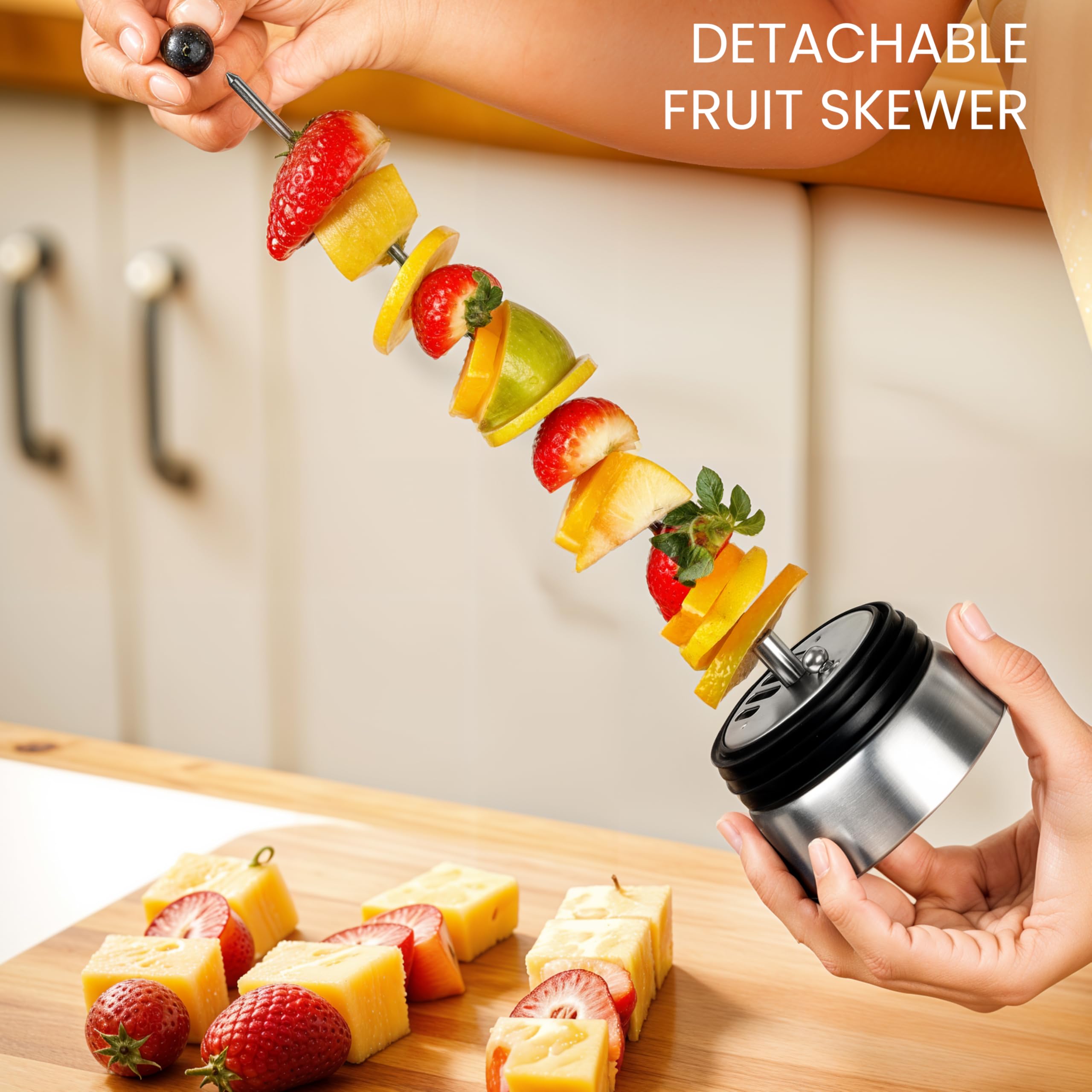 Carafe Eau Verre Belle Vous 1,4L Avec Infuseur à Fruits – Bouteille Jus Et Thé Avec Couvercle Inox