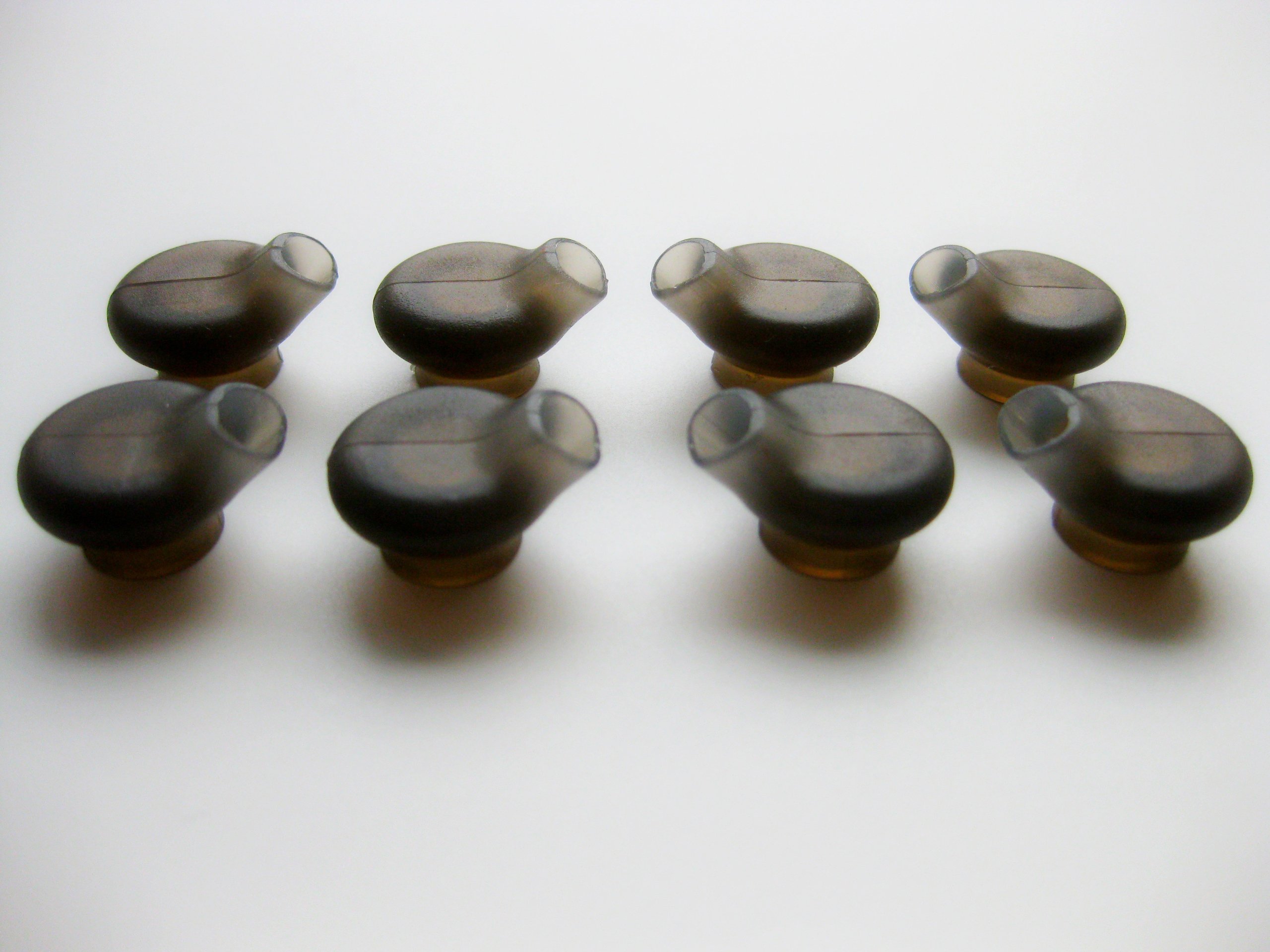 8 Medium Replacement Earbuds Eartips Compatible with Plantronics Backbeat 903 903+ 906 Stereo Headphones Headset