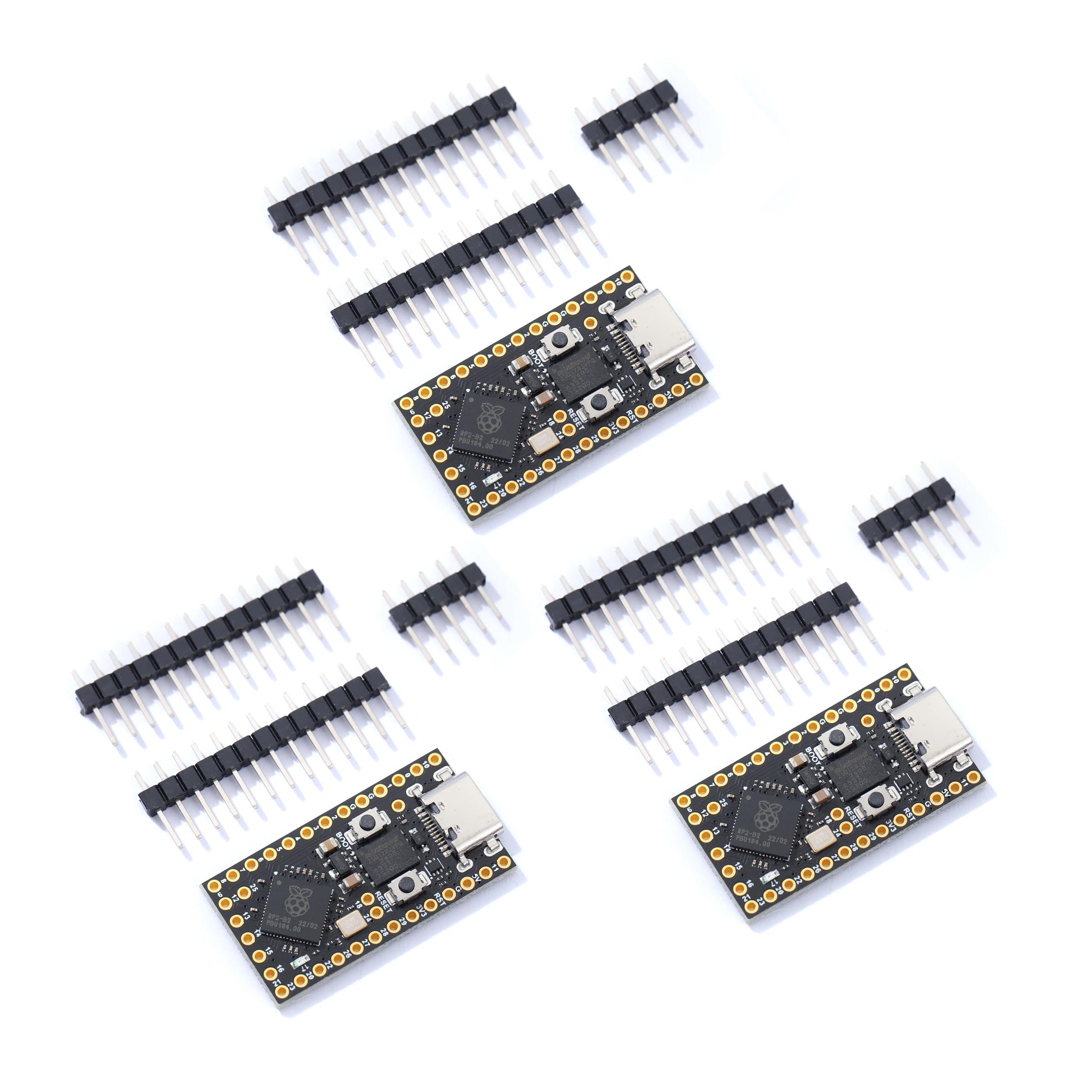 Teyleten Robot RP2040 Pro Micro Development Board Dual-Core 264KB 16MB USB-C Type-C for Micropython 3pcs