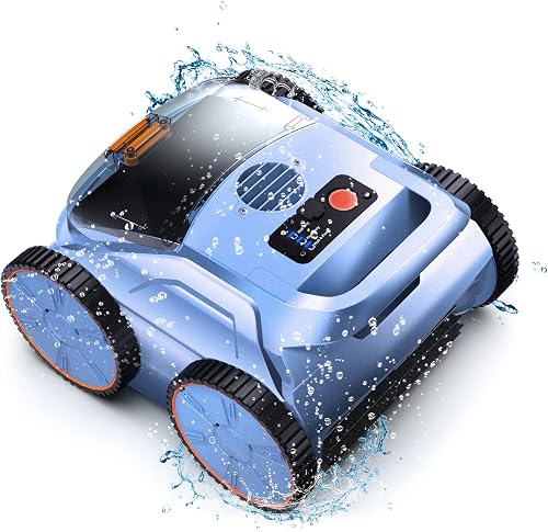 Robotic Pool Vacuum, Pool Cleaner for Inground Pools, Smart Navigation, Floor/Wa