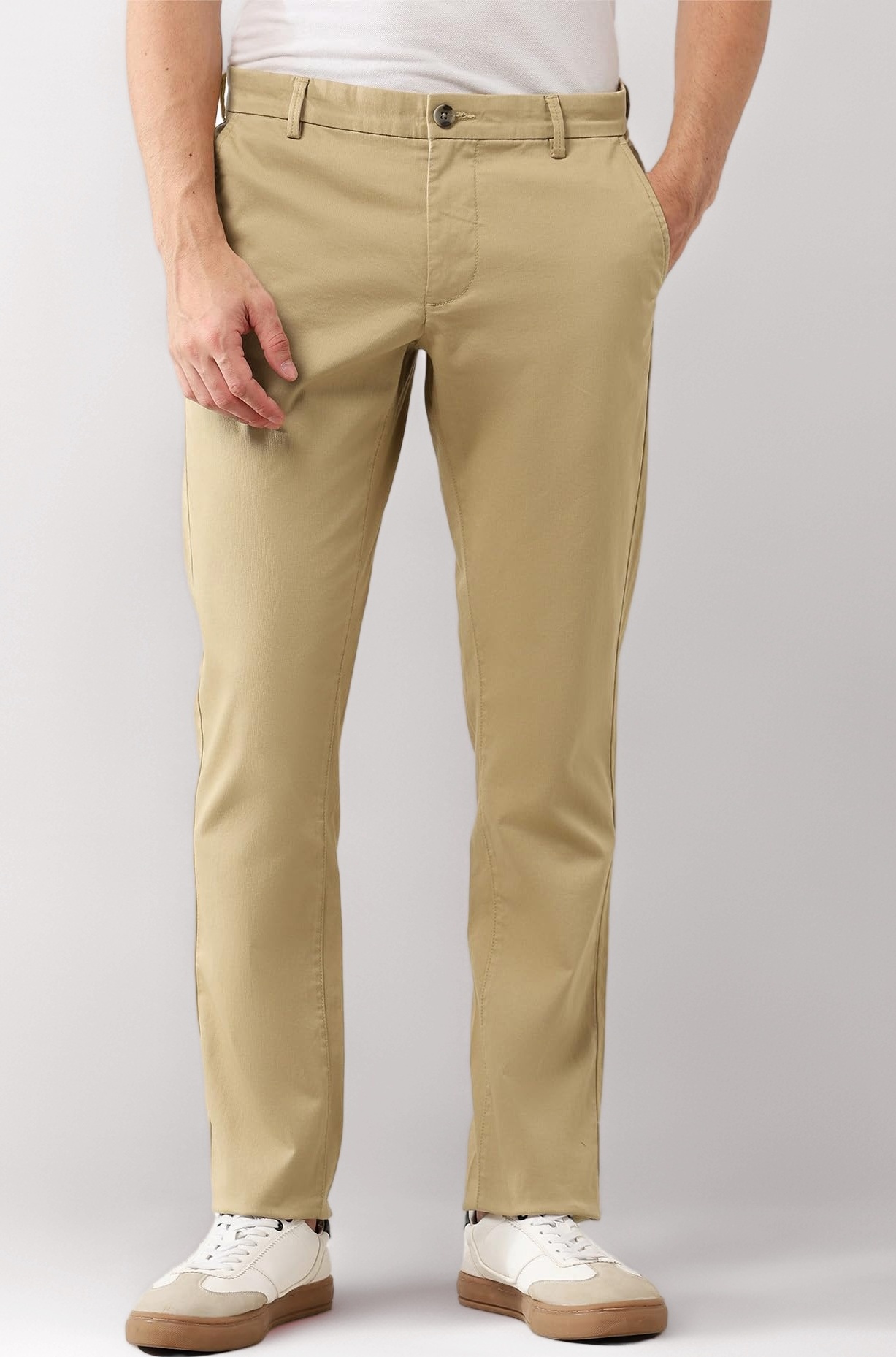 Men's Mid Rise Slim Fit Trousers