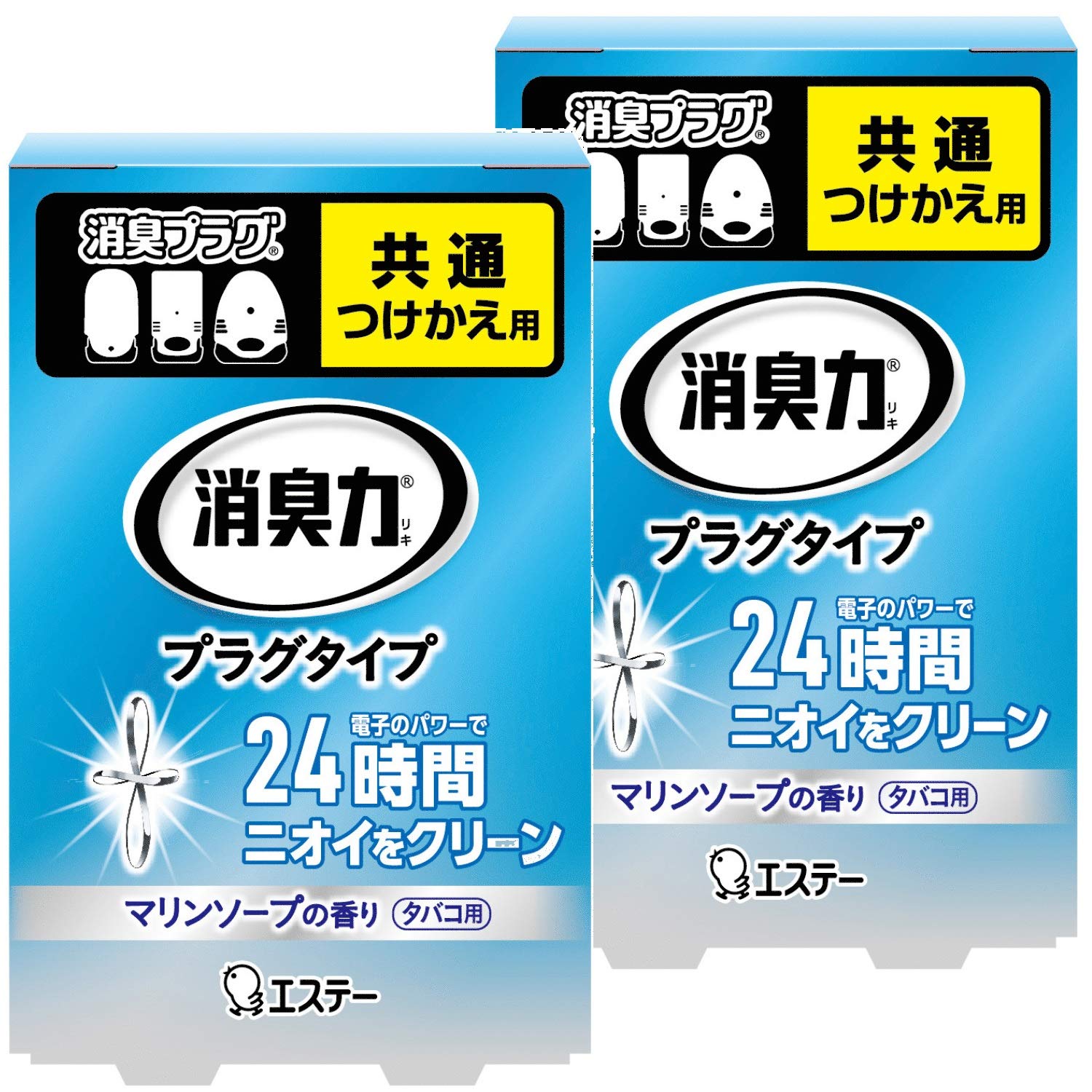 消臭力 【まとめ買い】 プラグタイプ 部屋用 つけかえ タバコ用さわやかなマリン…